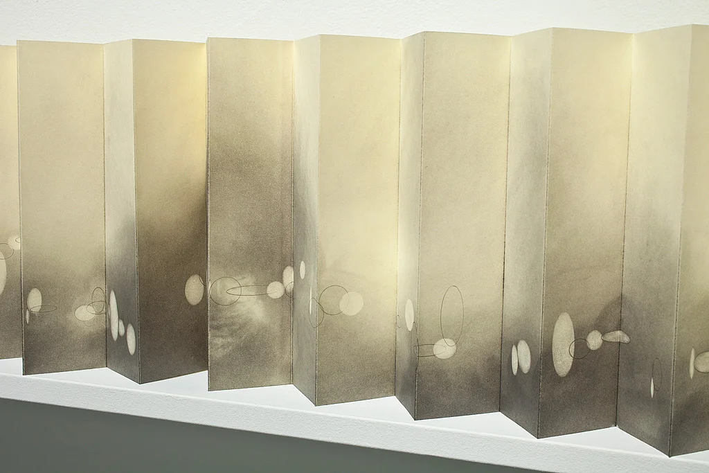 Silent Reading (detail) | 2009 | 48 x 10 inches | Graphite and pencil on paper