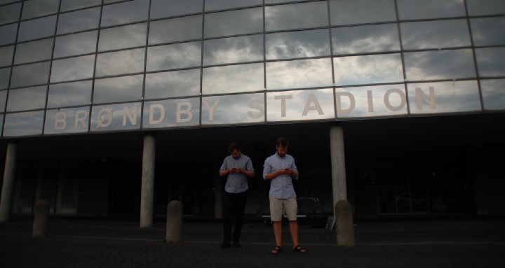 Outside Denmark’s second-largest stadium, Brøndby. Billetto provides tech solutions for Brøndby football club.