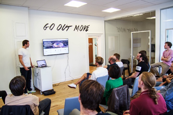 Developer event at Billetto’s Copenhagen headquarters