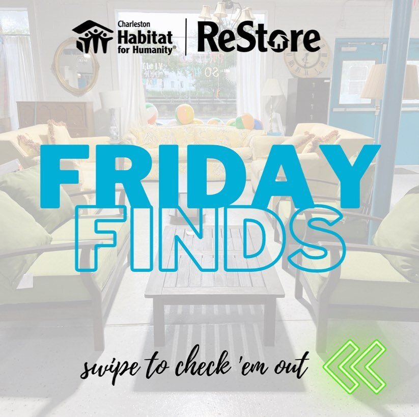 Looking for something unique to spice up your decor? Or are you in search of a fab piece of furniture to fill your space? Either way, we&rsquo;ve got ya! Swing by the #ReStore today and find these and other great finds! 
#ChasHabitat #HabitatForHuman