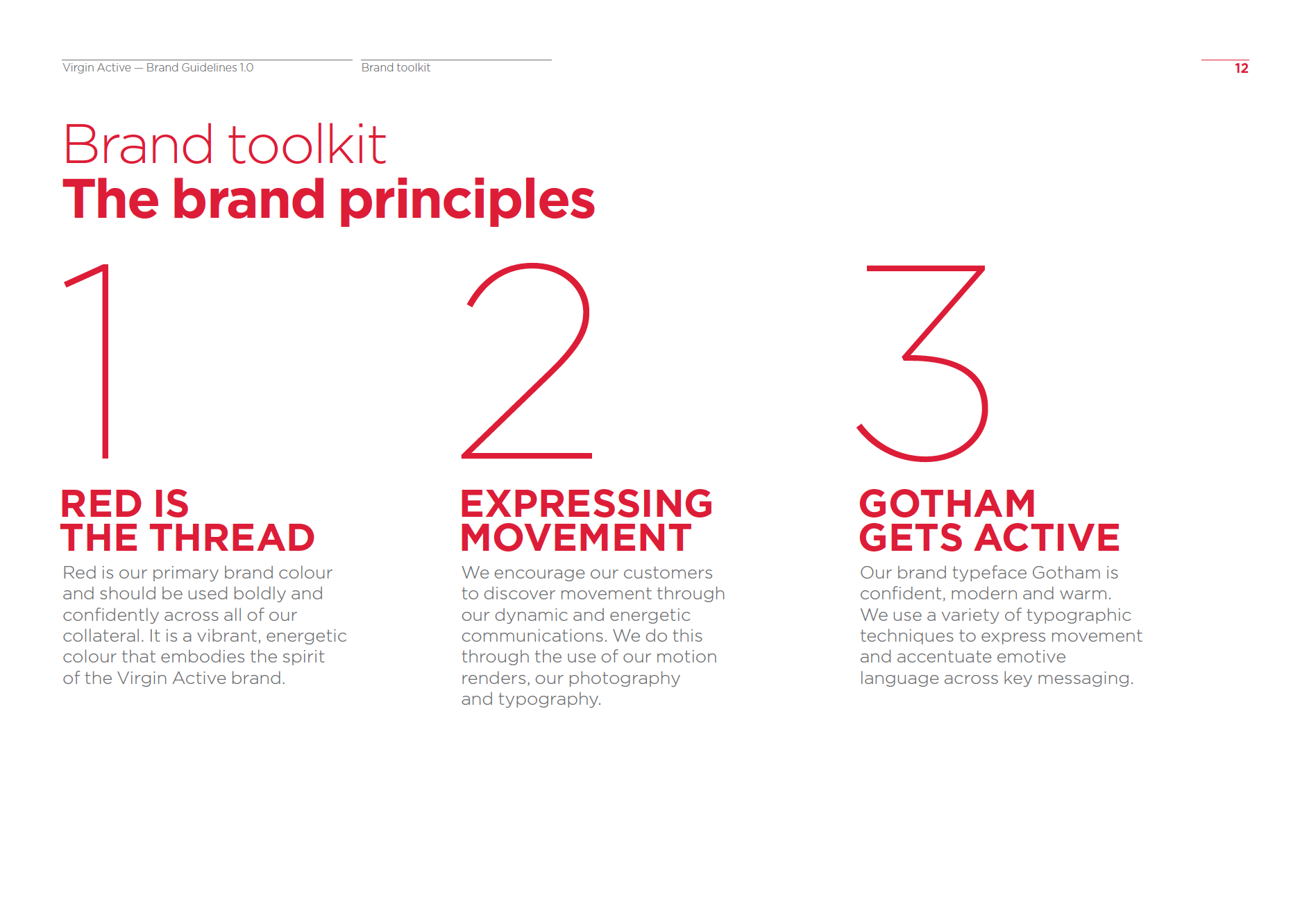 Virgin Active Brand Guidelines