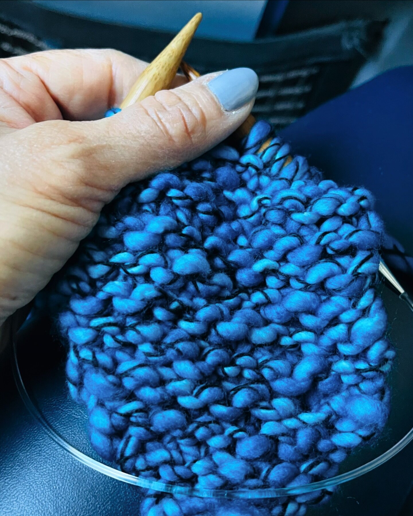 Blue state of mind&hellip; #justbecozy 

#knit #knitting #knitwear #knitter #knitting_inspiration #knitters #blue #blueheeler #blueheelers #yarn