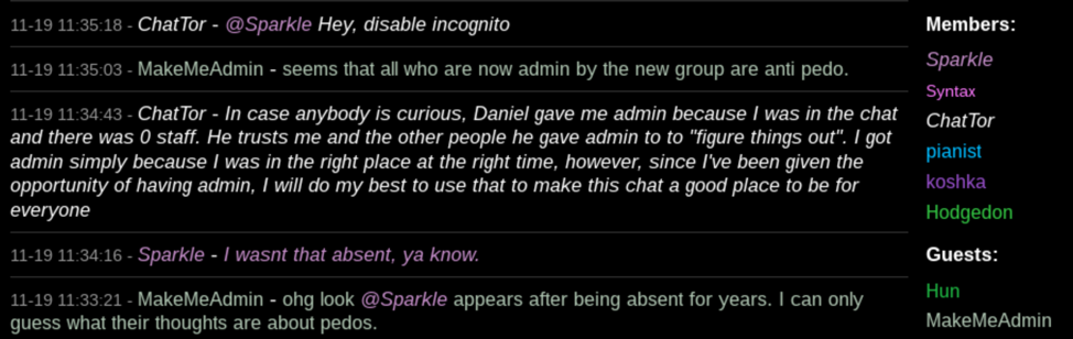 Figure 5: Capture of Le-Chat conversation debating the validity of staff with Daniel's services ( Link )