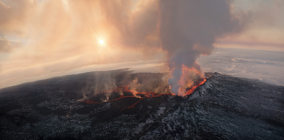 The Holuhraun Crater Eruption 2015