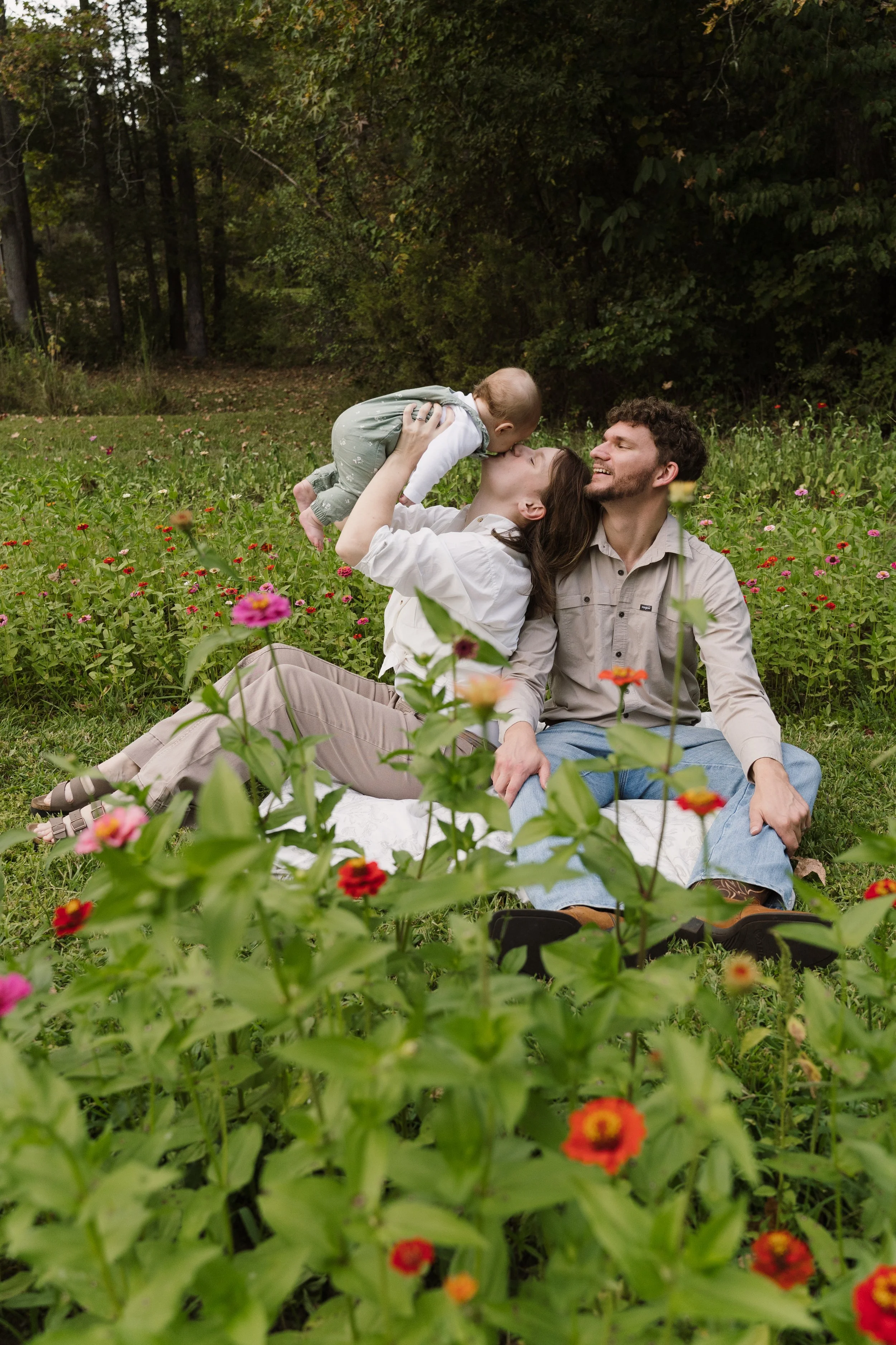 Flower Farm Family Session 