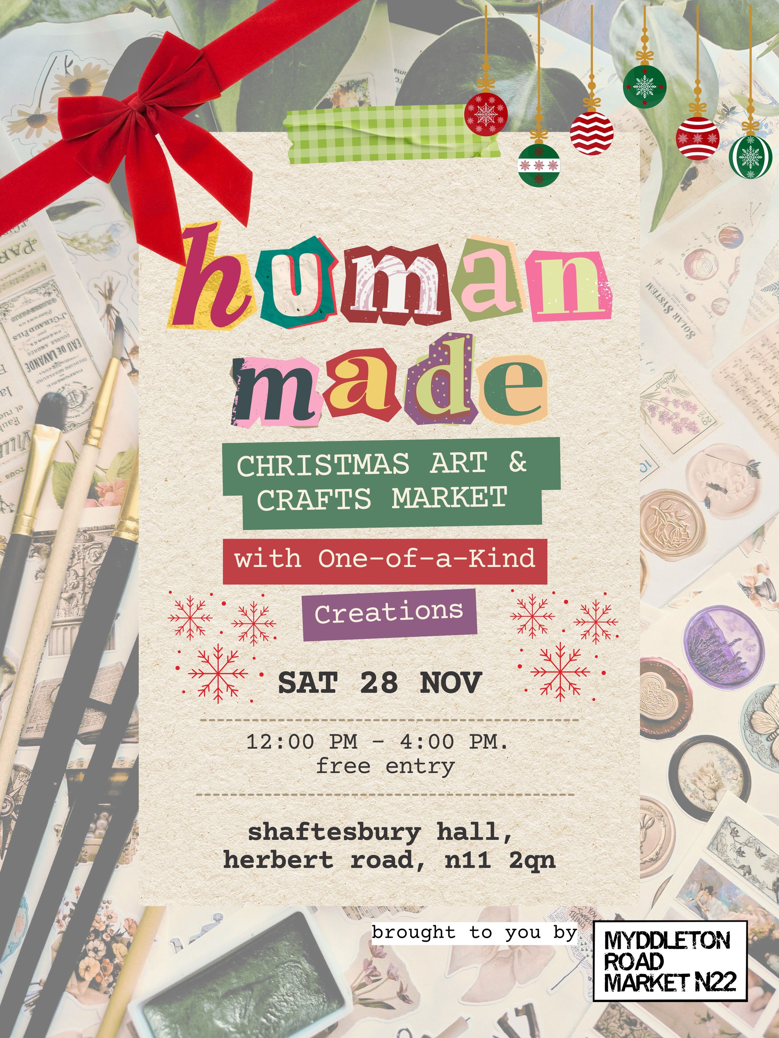 Christmas Art and Crafts Sale at Shaftesbury Hall