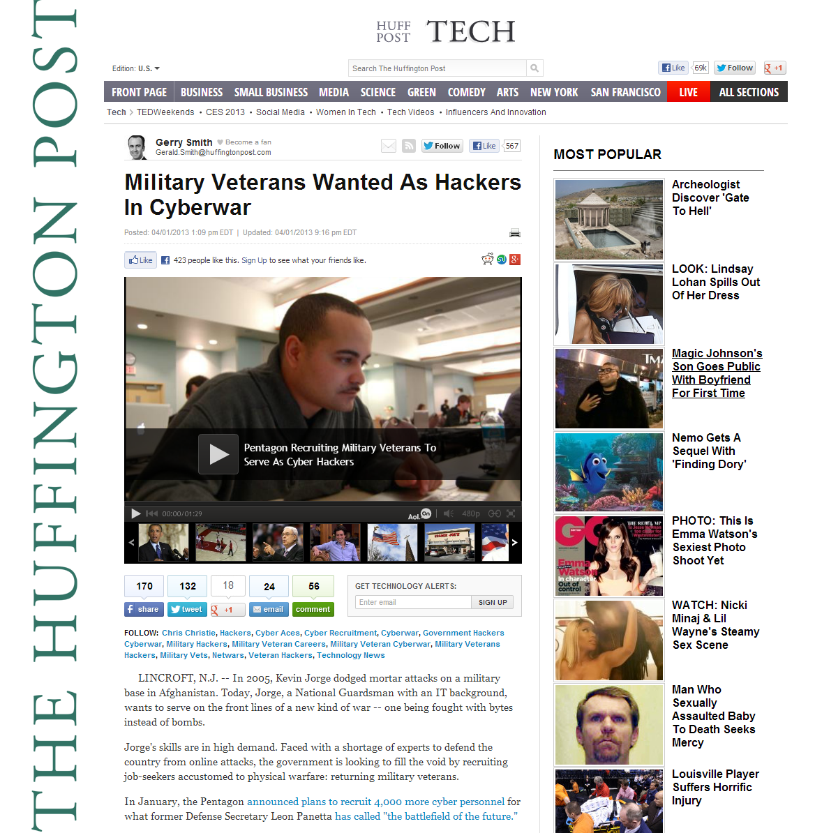 Huffington Post_Cyber Aces