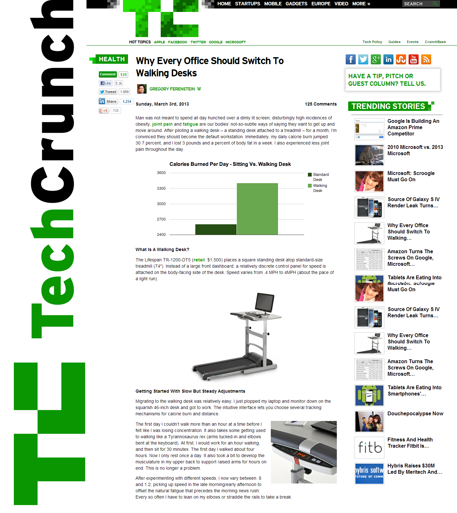 TechCrunch_LifeSpan Treadmill Desk