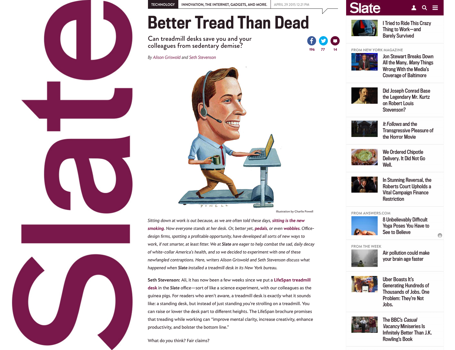 Slate_LifeSpan Treadmill Desk