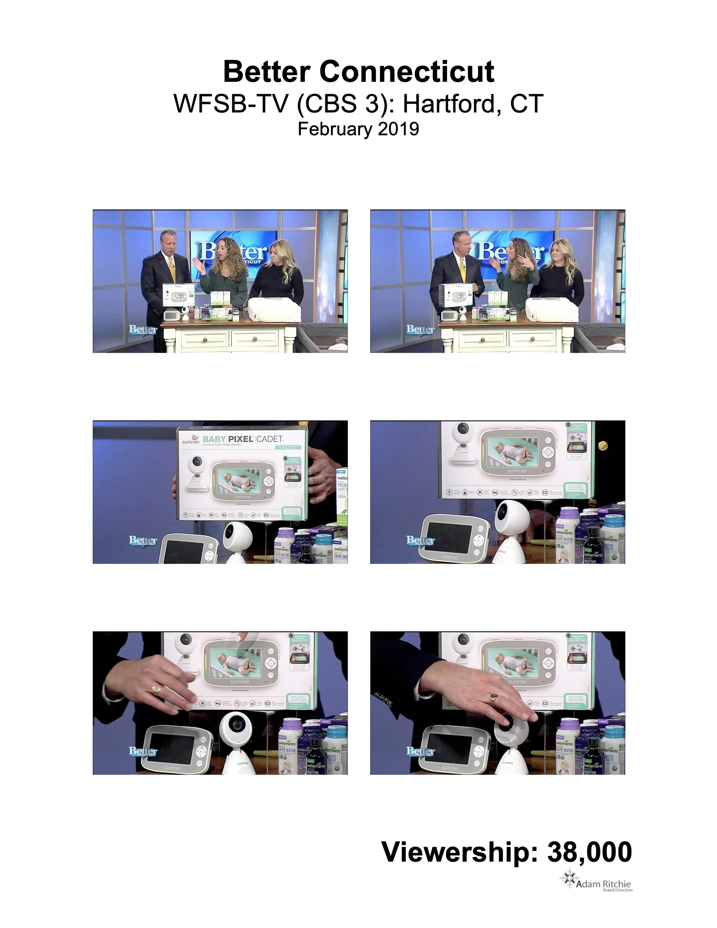 2019.02.18_WFSB-TV (CBS 3) Hartford, CT Better Connecticut_Summer Baby Pixel Cadet Video Monitor.jpeg