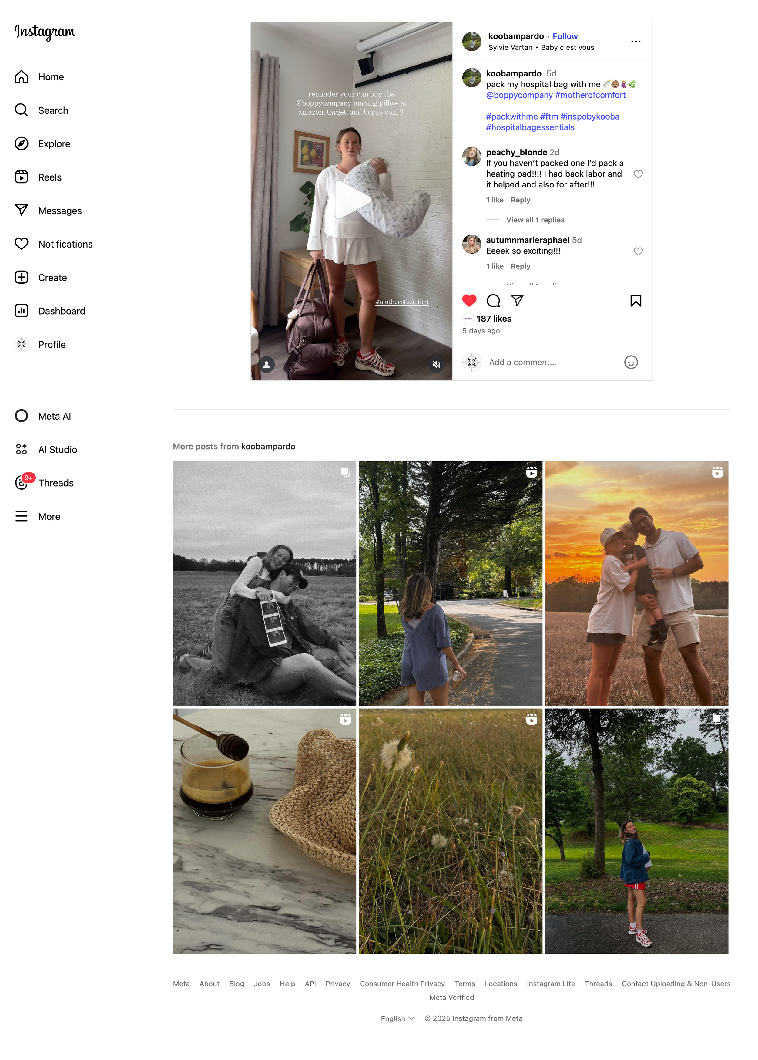 koobampardo, Instagram Reel
