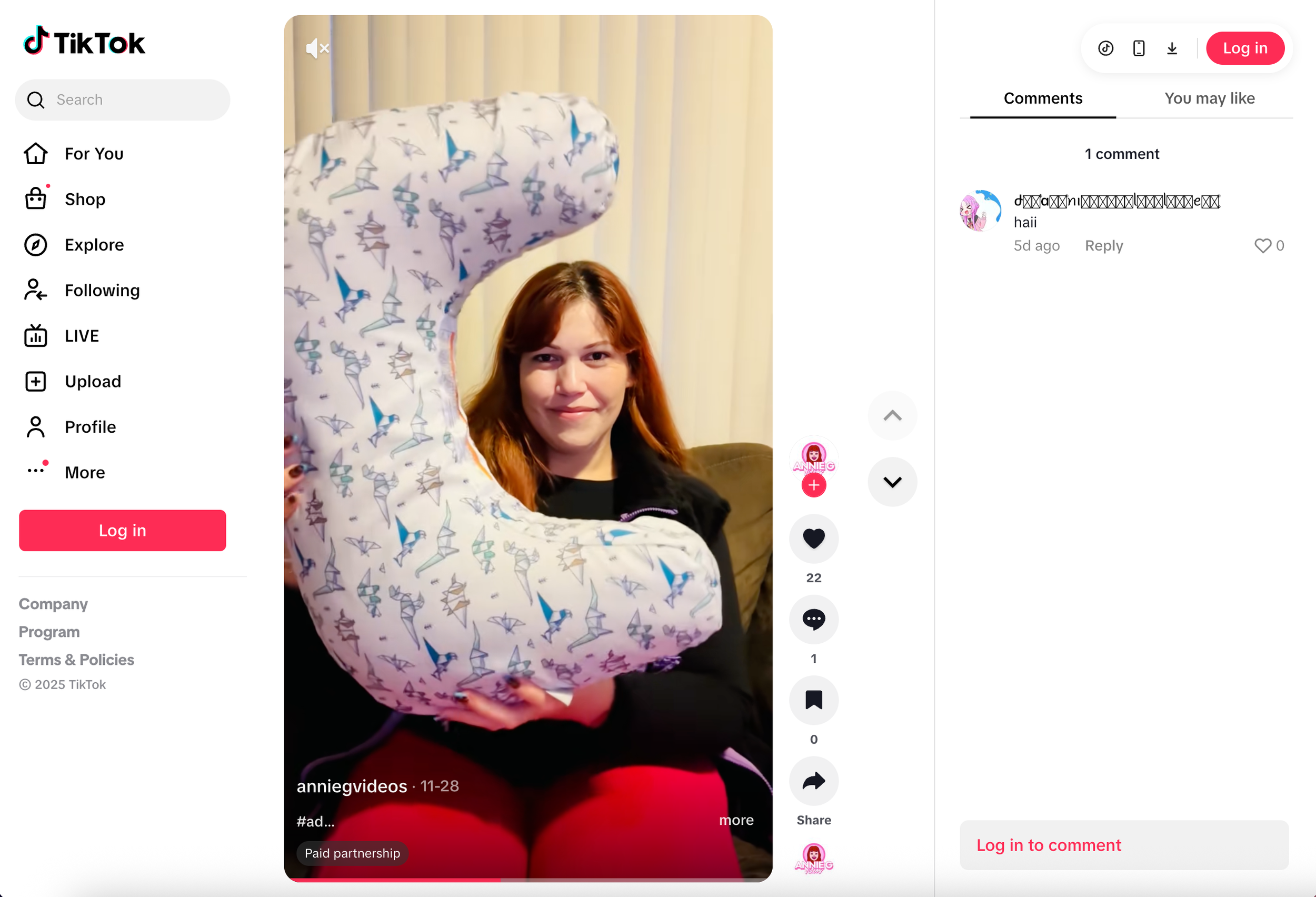 anniegvideos, TikTok 2 of 3