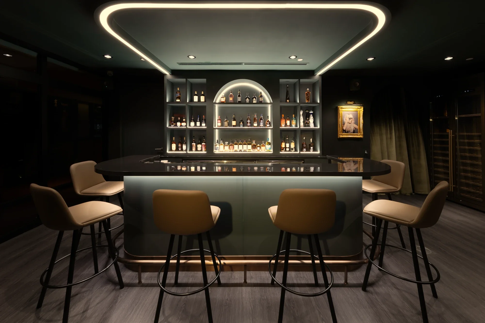 Bar counter at ZIGGY'S CHIJMES, available during a full venue buyout