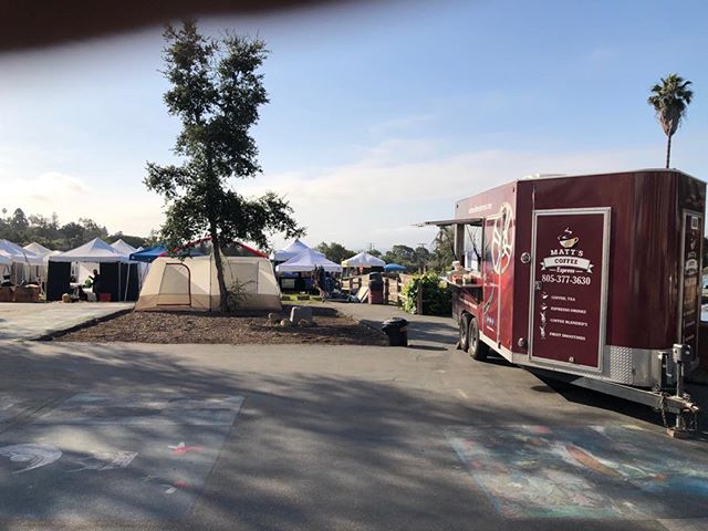 Santa Barbara mission art show.