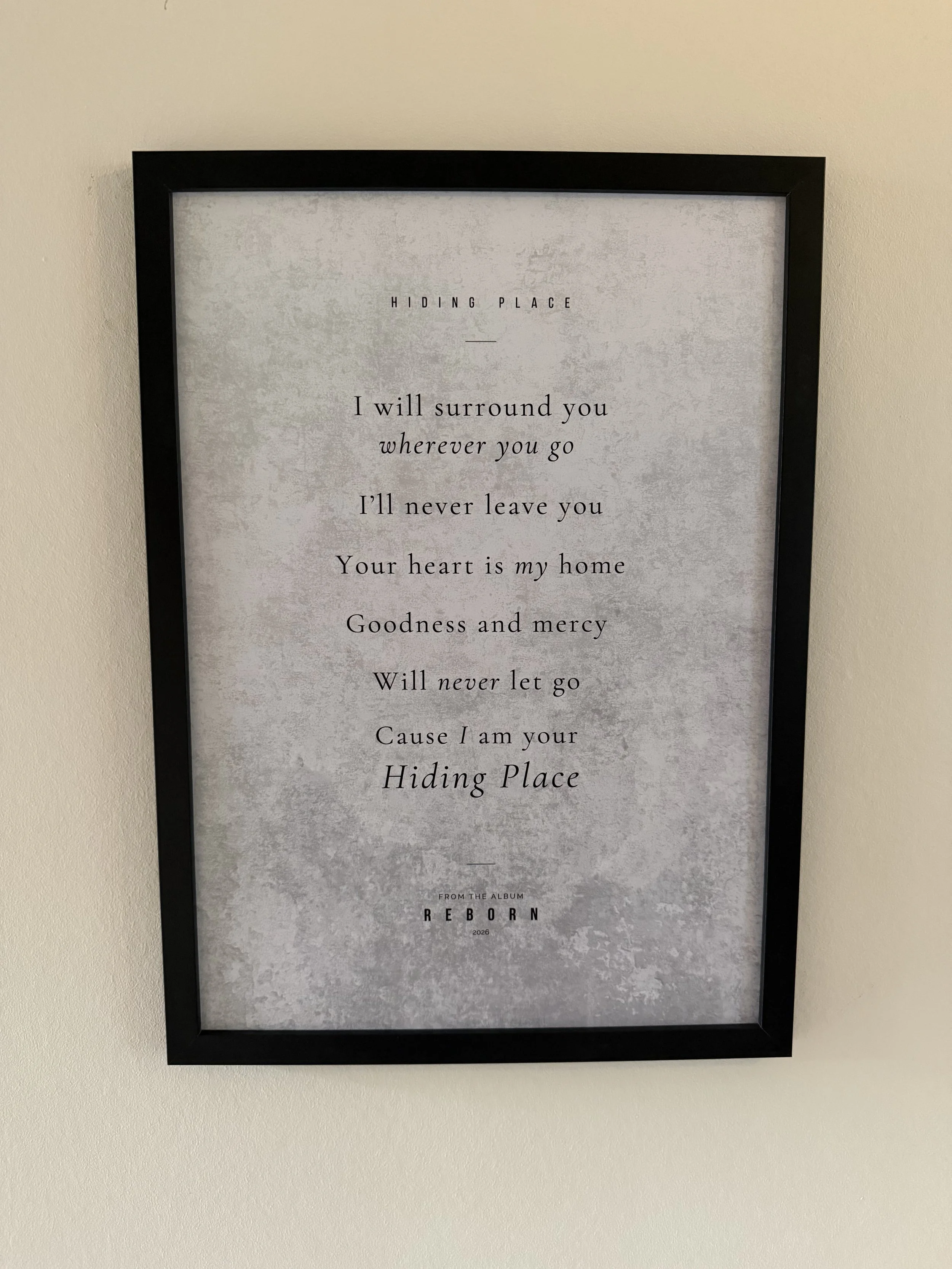 Hiding Place A3 Print on Wall.jpg