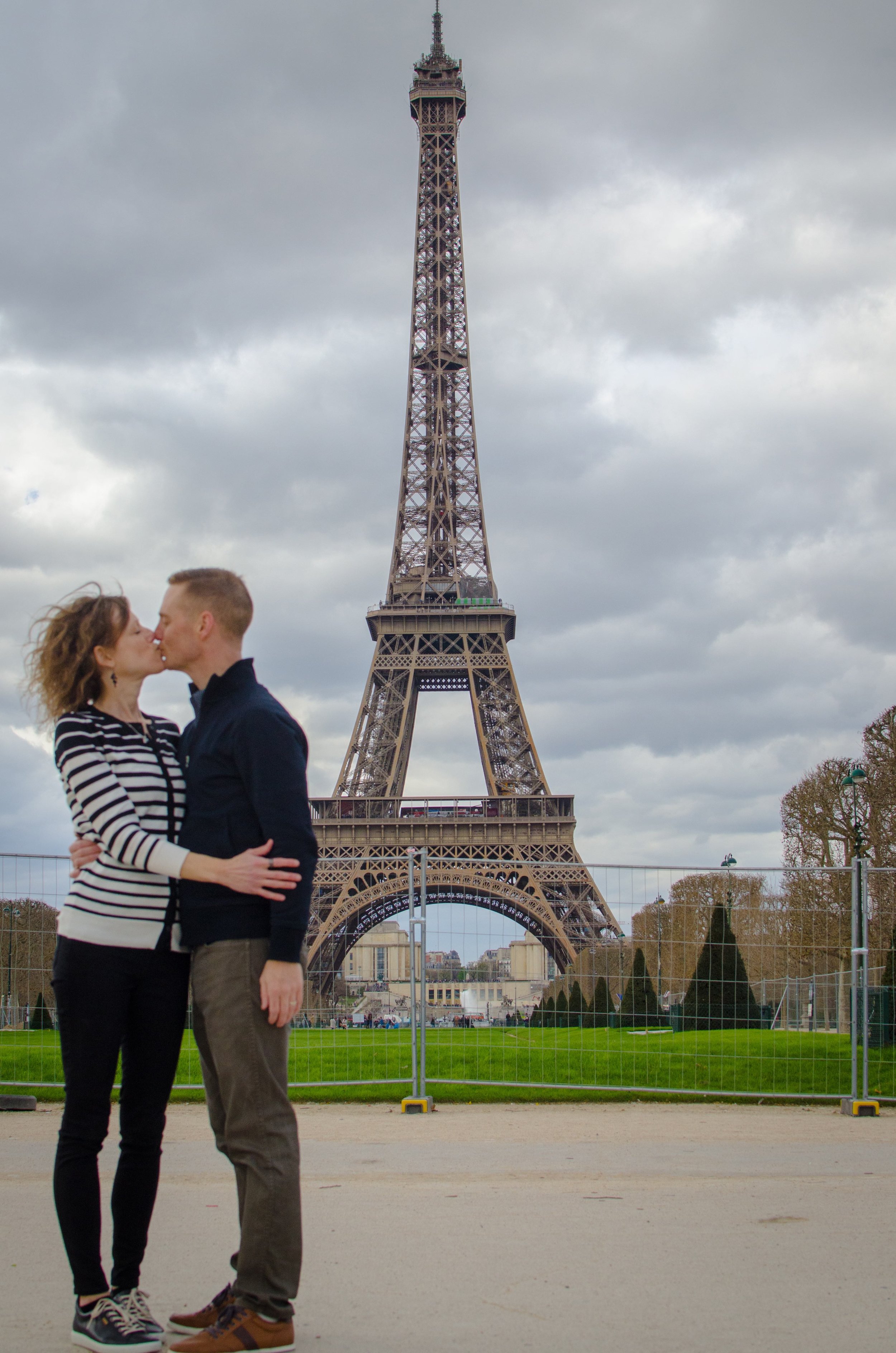 Taken this past spring in Paris by our daughter—we forced her to commemorate a mushy moment.