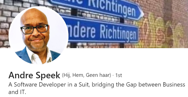 screenshot linkedin-profiel Andre Speek