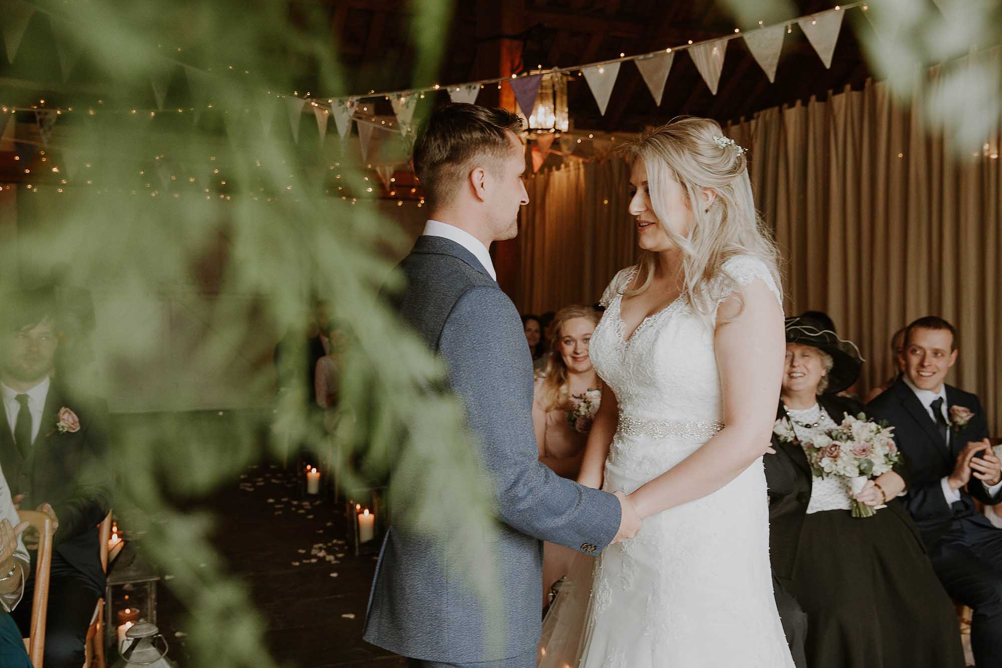 East Riddlesden Hall ceremony in the Airdale Barn