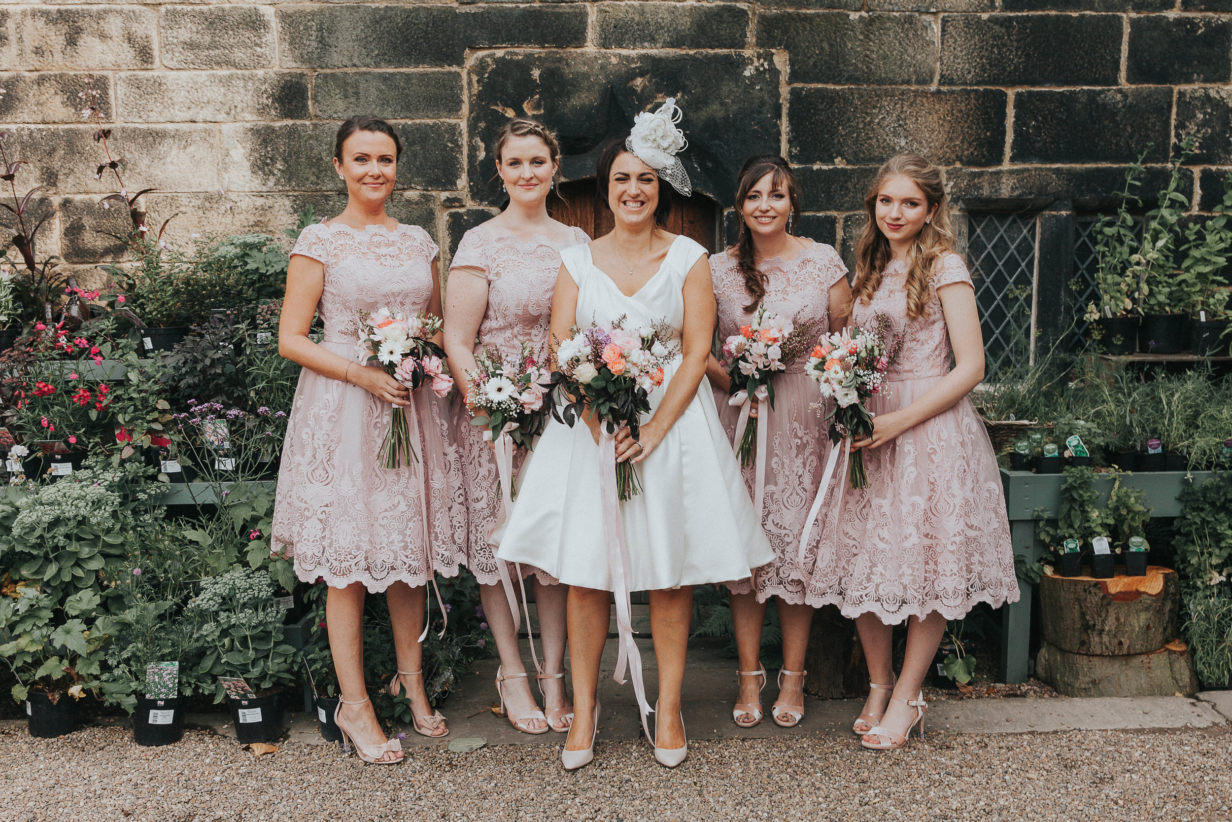 East Riddlesden Hall bridal party