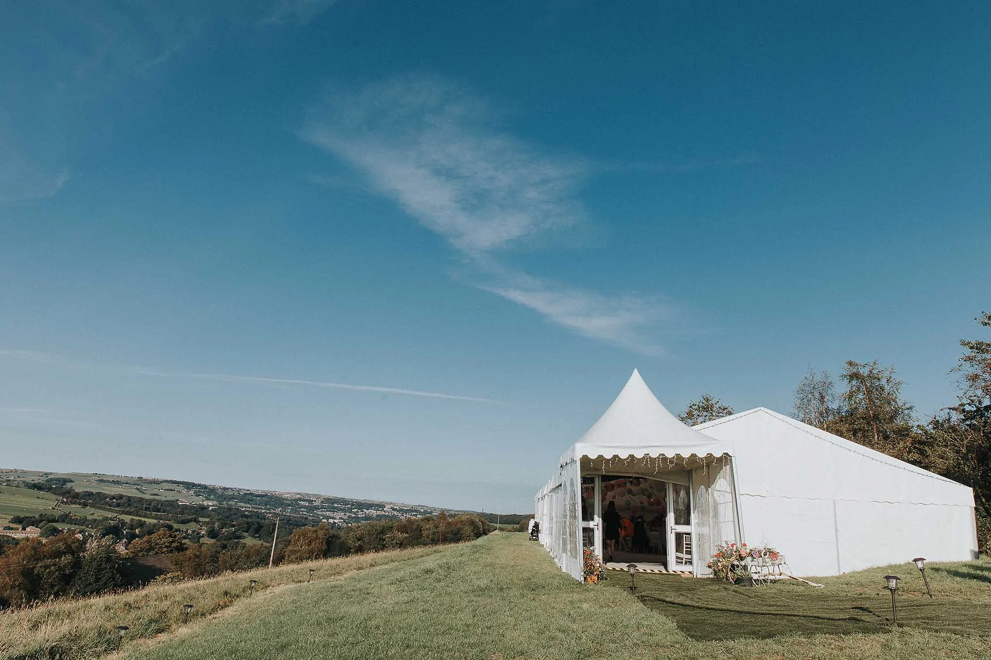 Marquee wedding in Ripponden