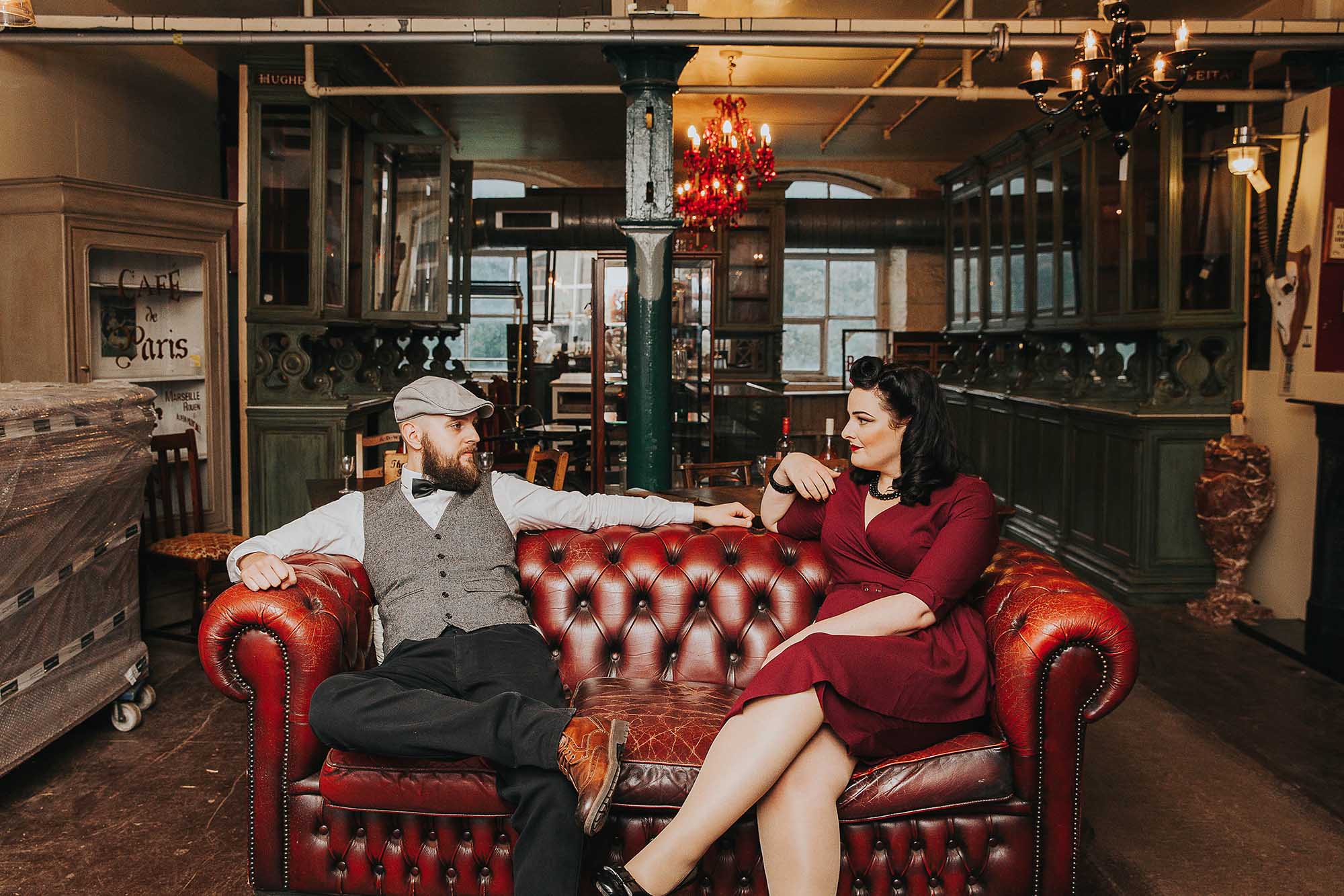 vintage wedding photographer in Yorkshire