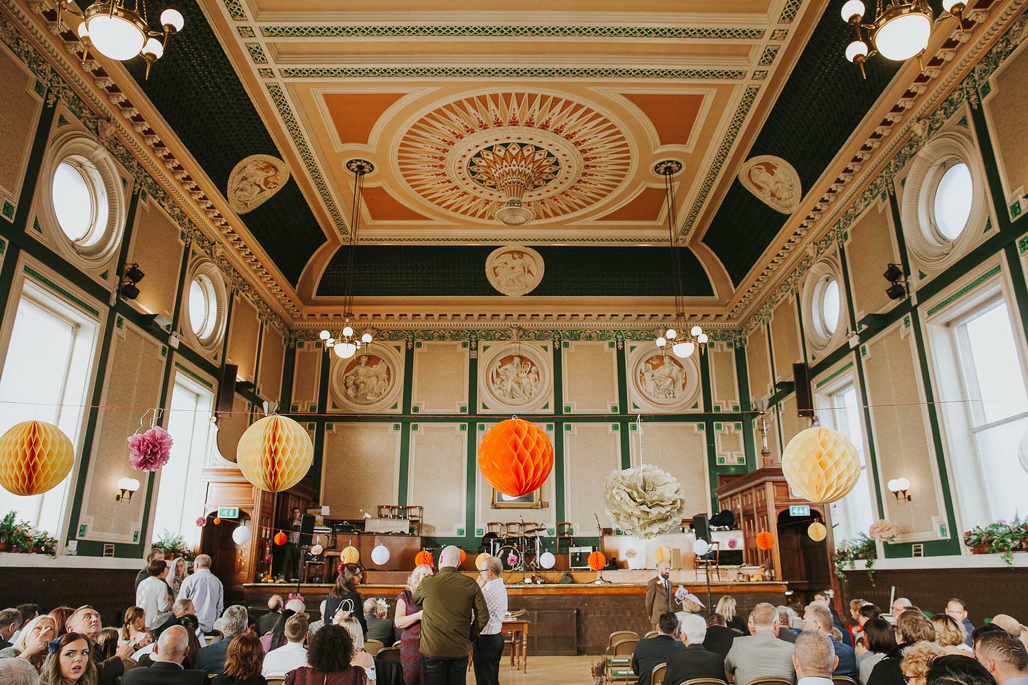 ballroom at Todmorden town hall
