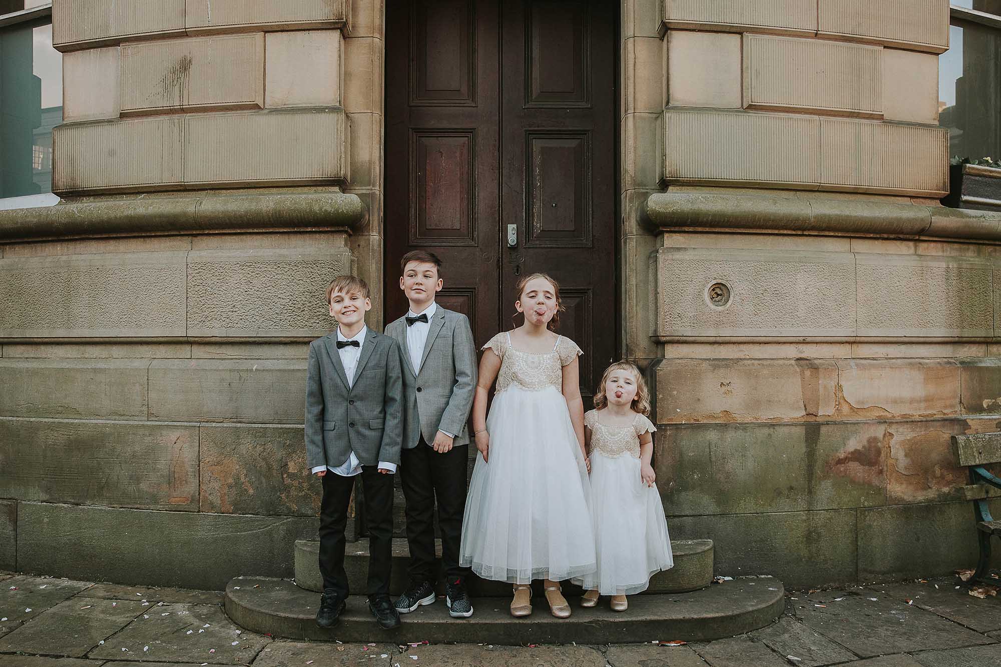 outside Todmorden Town Hall