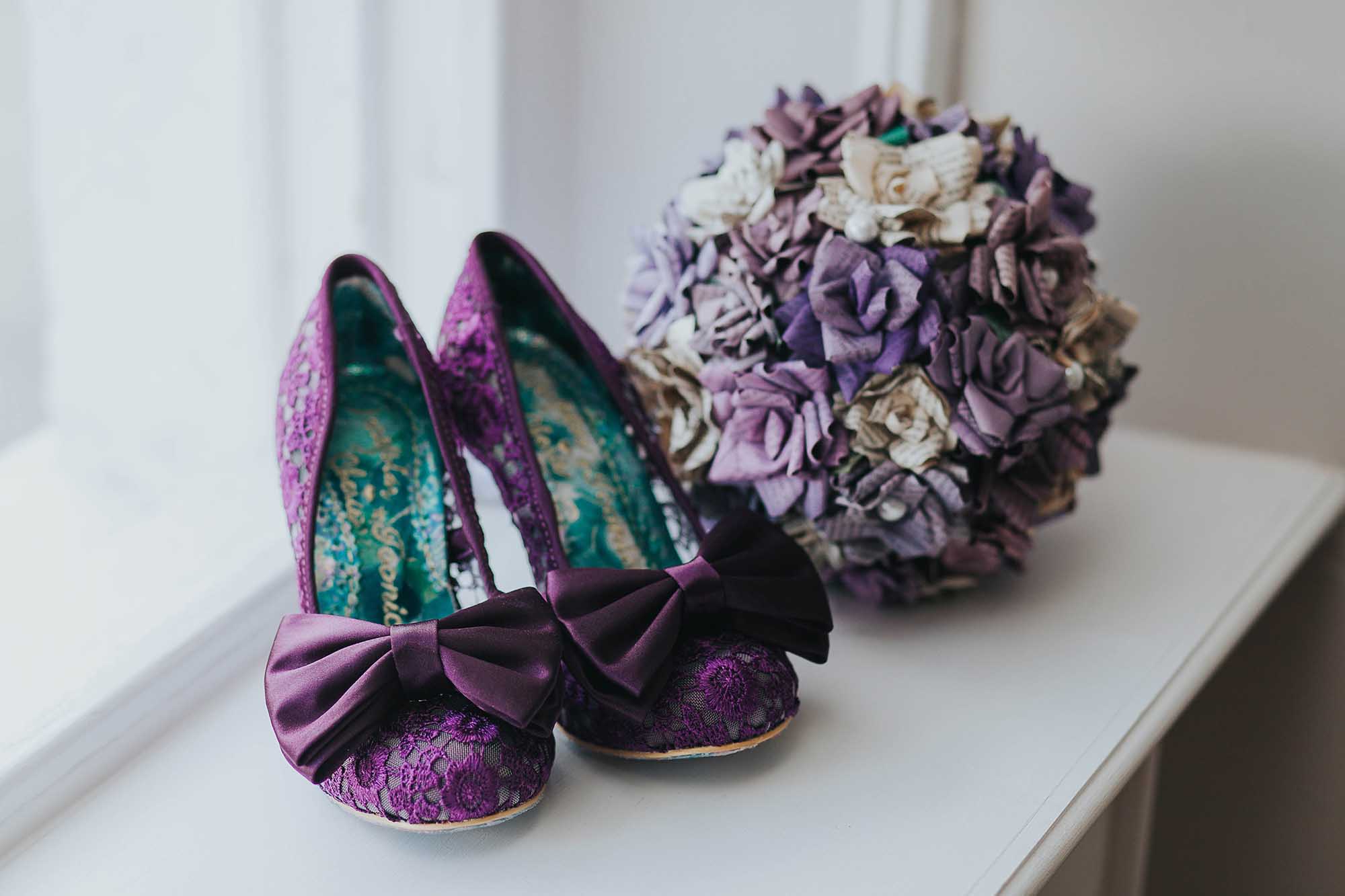 purple irregular choice shoes