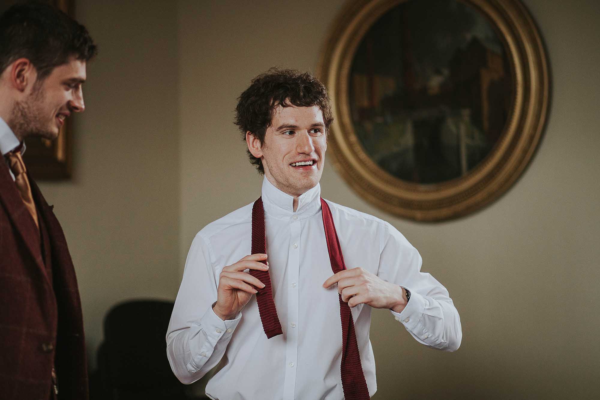 Samlesbury Hall winter wedding