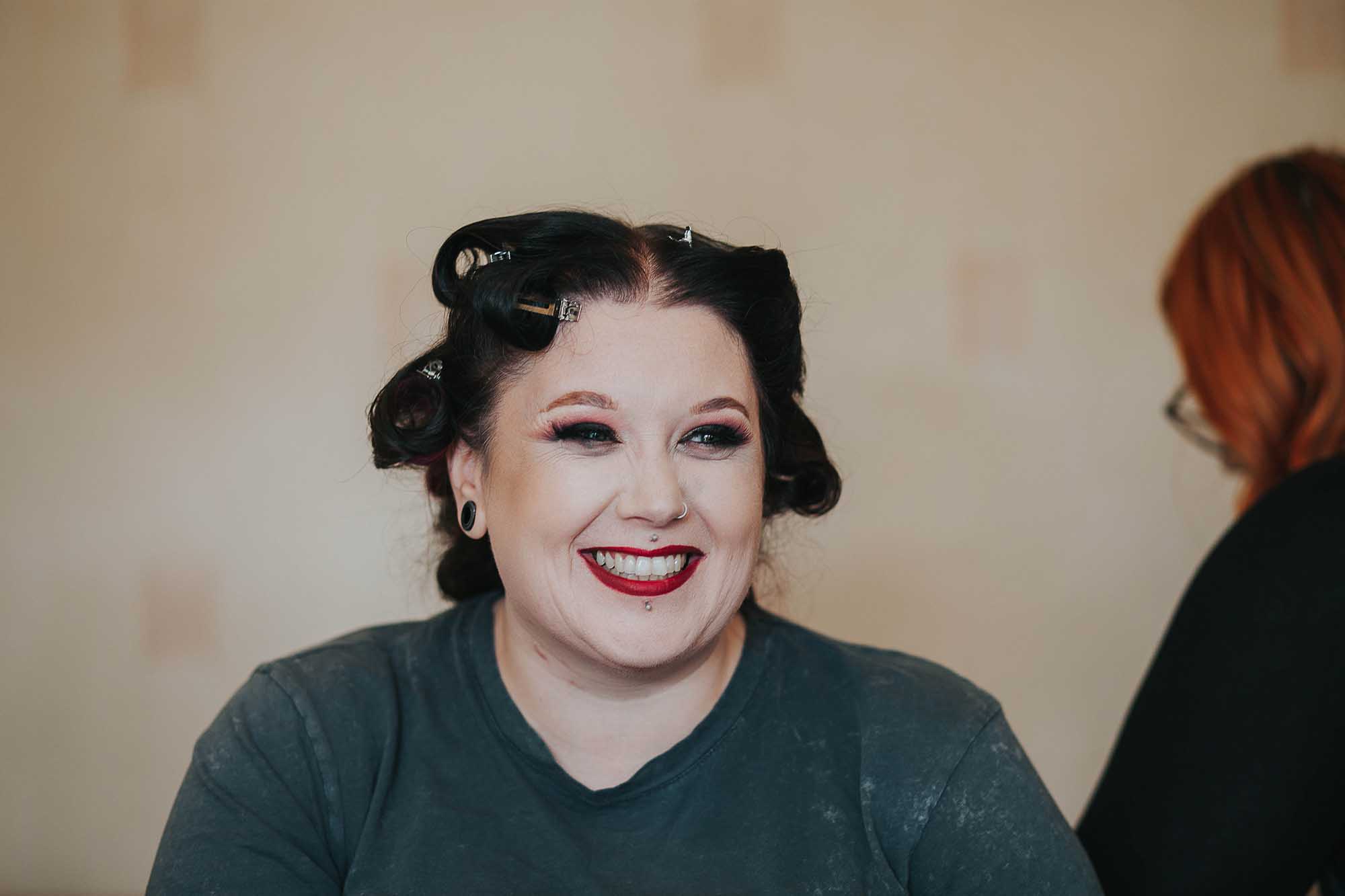 Manchester vintage wedding hair
