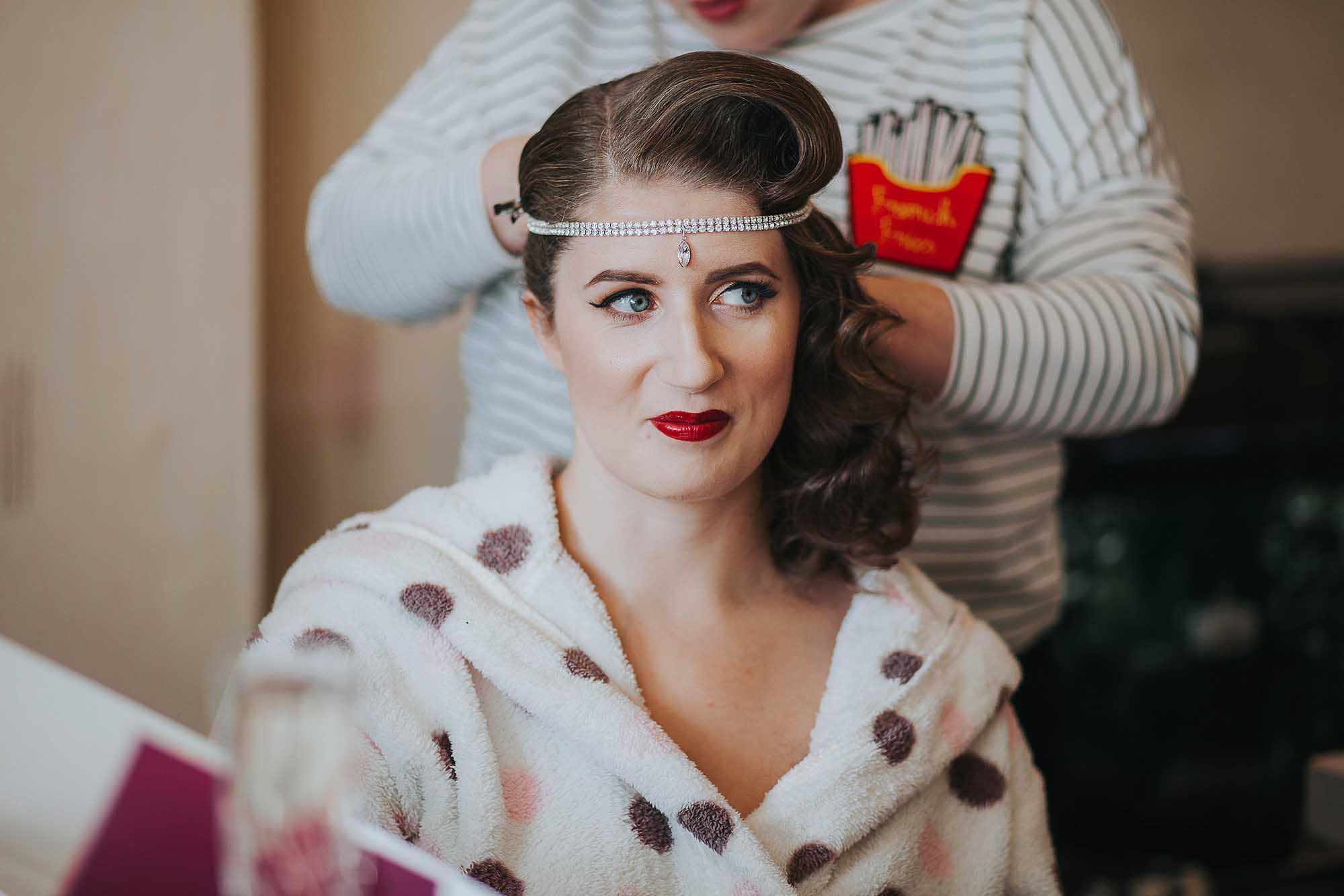 Vintage wedding hair Manchester