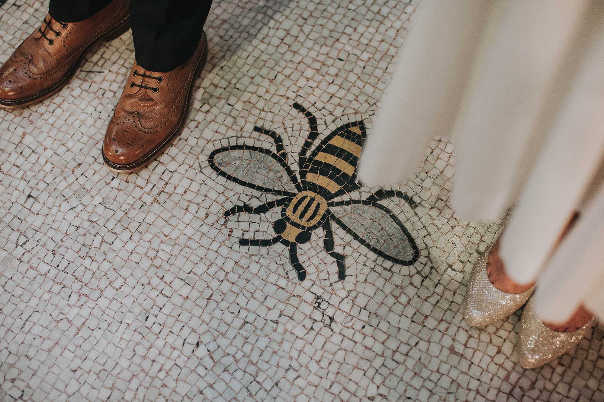 Manchester bee wedding