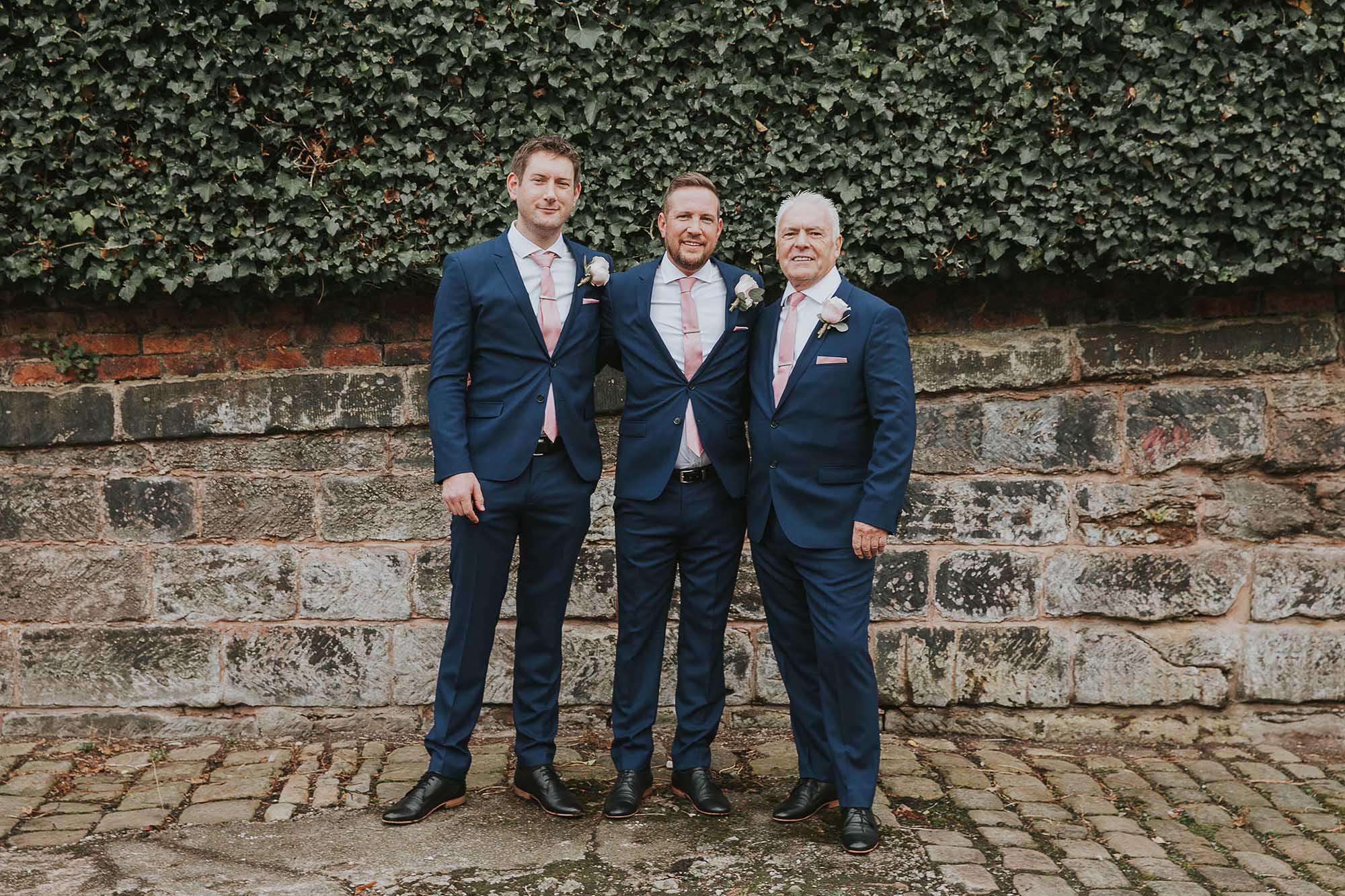 groomsmen at The Castlefield Rooms