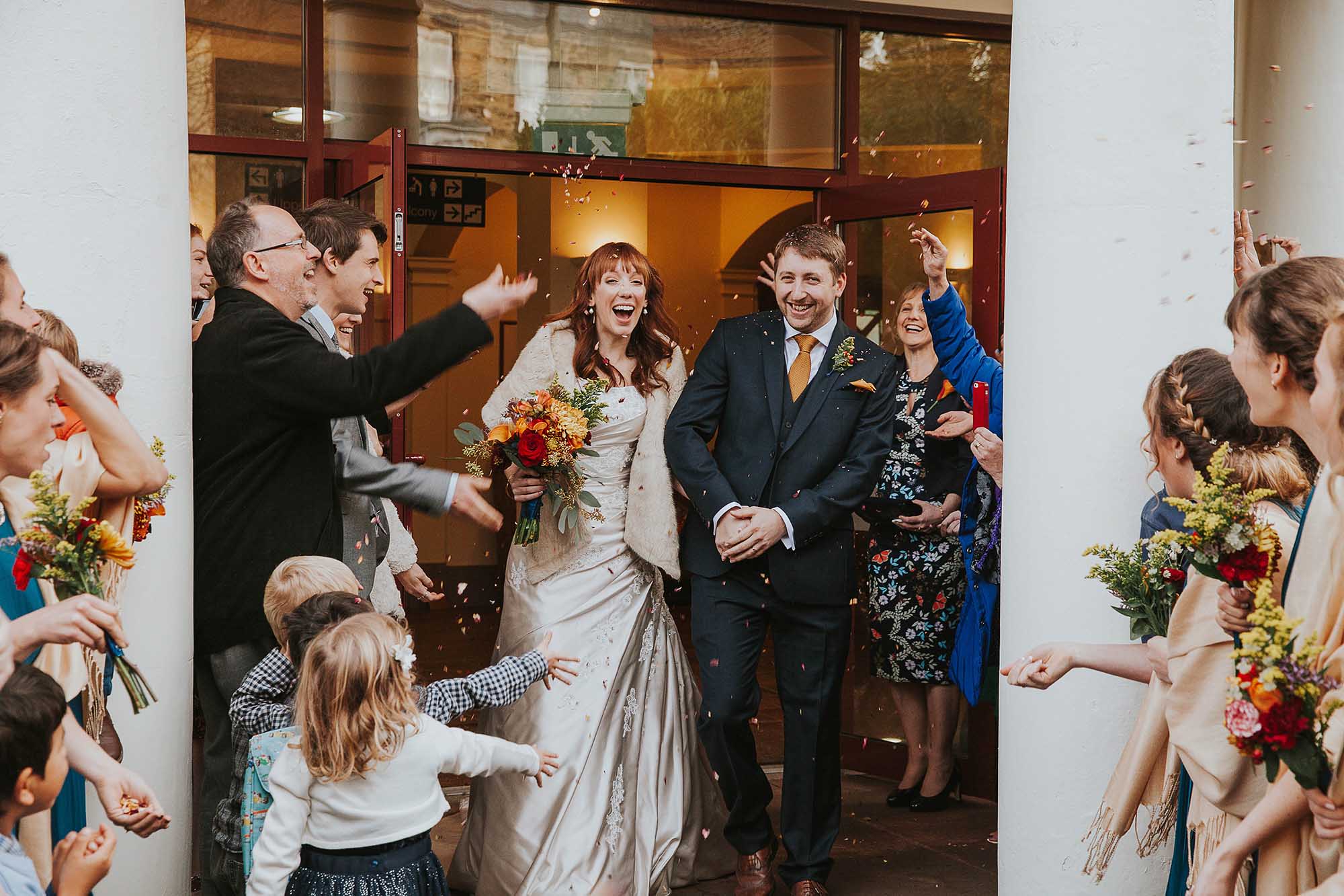 City Church Sheffield confetti