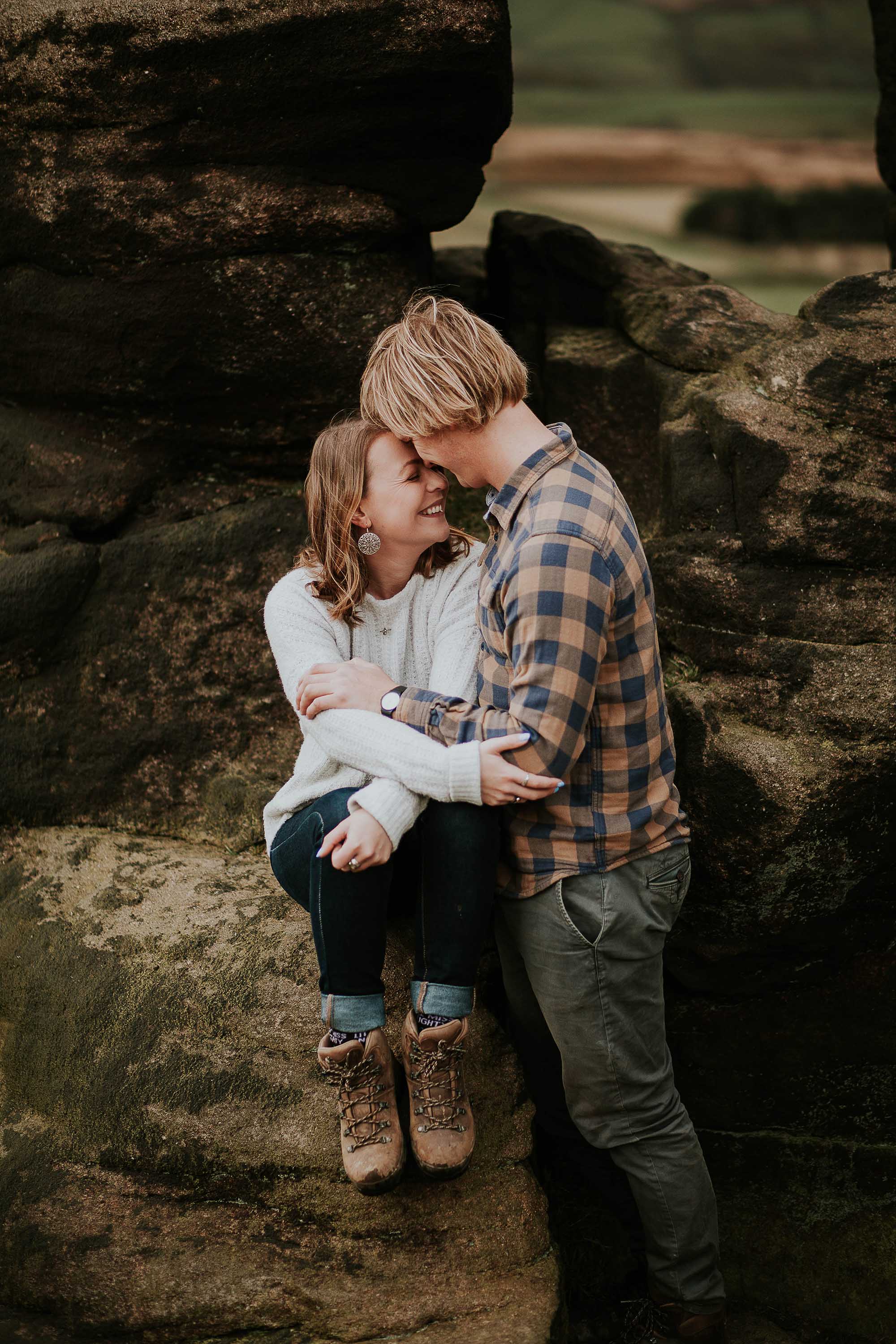 Yorkshire engagement photography