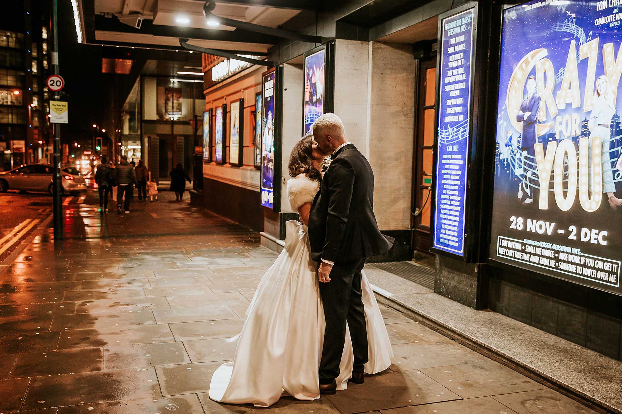 winter wedding portraits Manchester