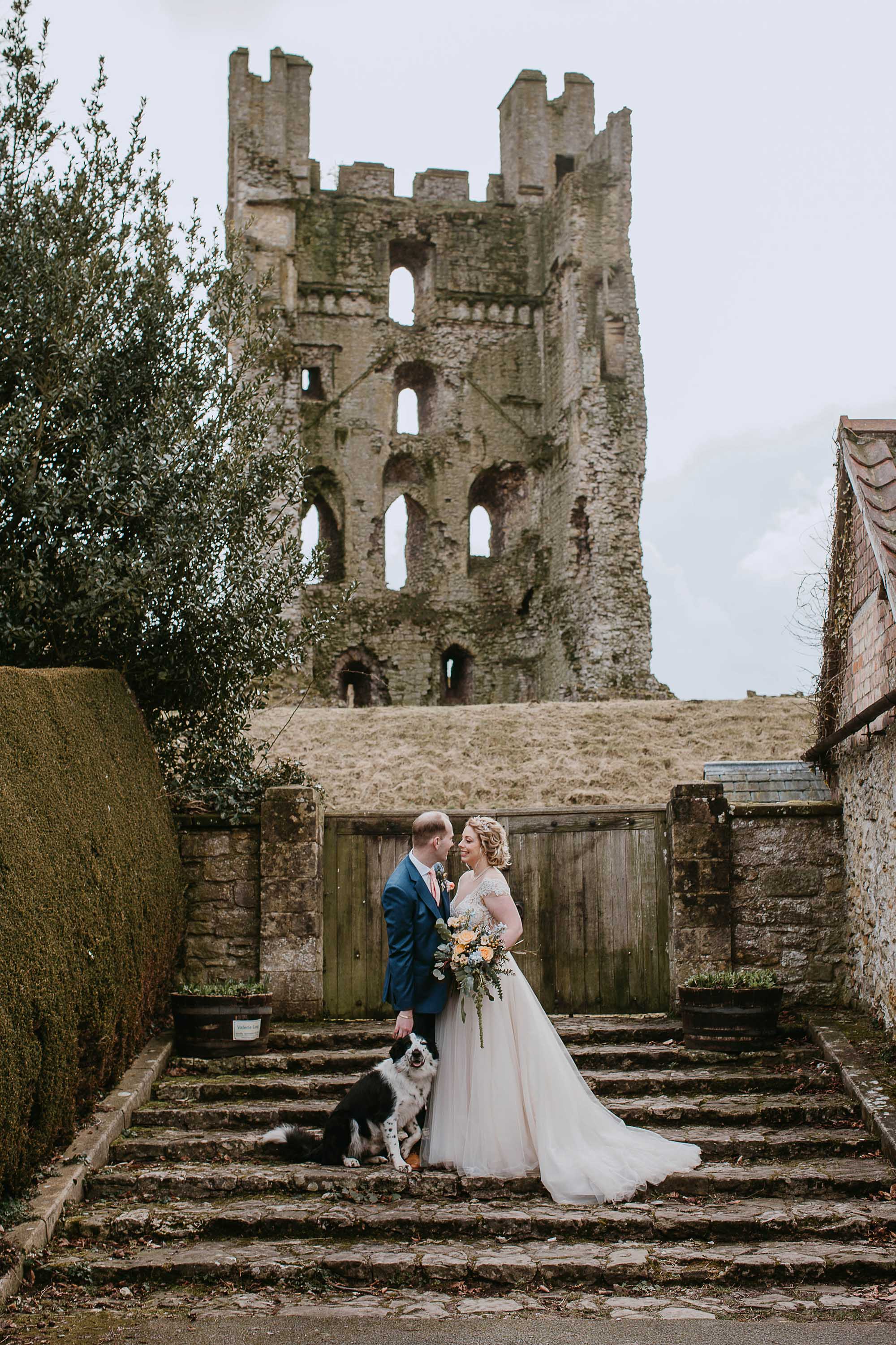 Helmsley Castle wedding photography