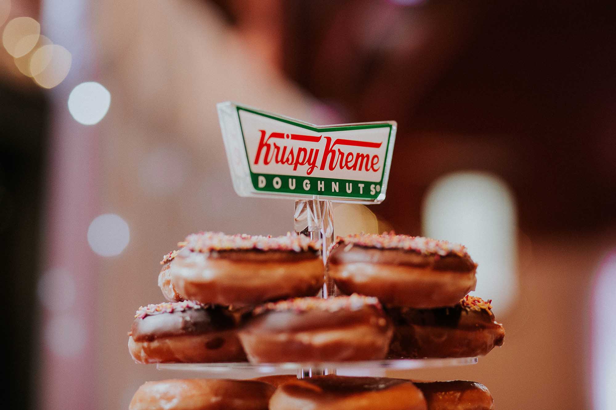 Krispy Kreme wedding cake