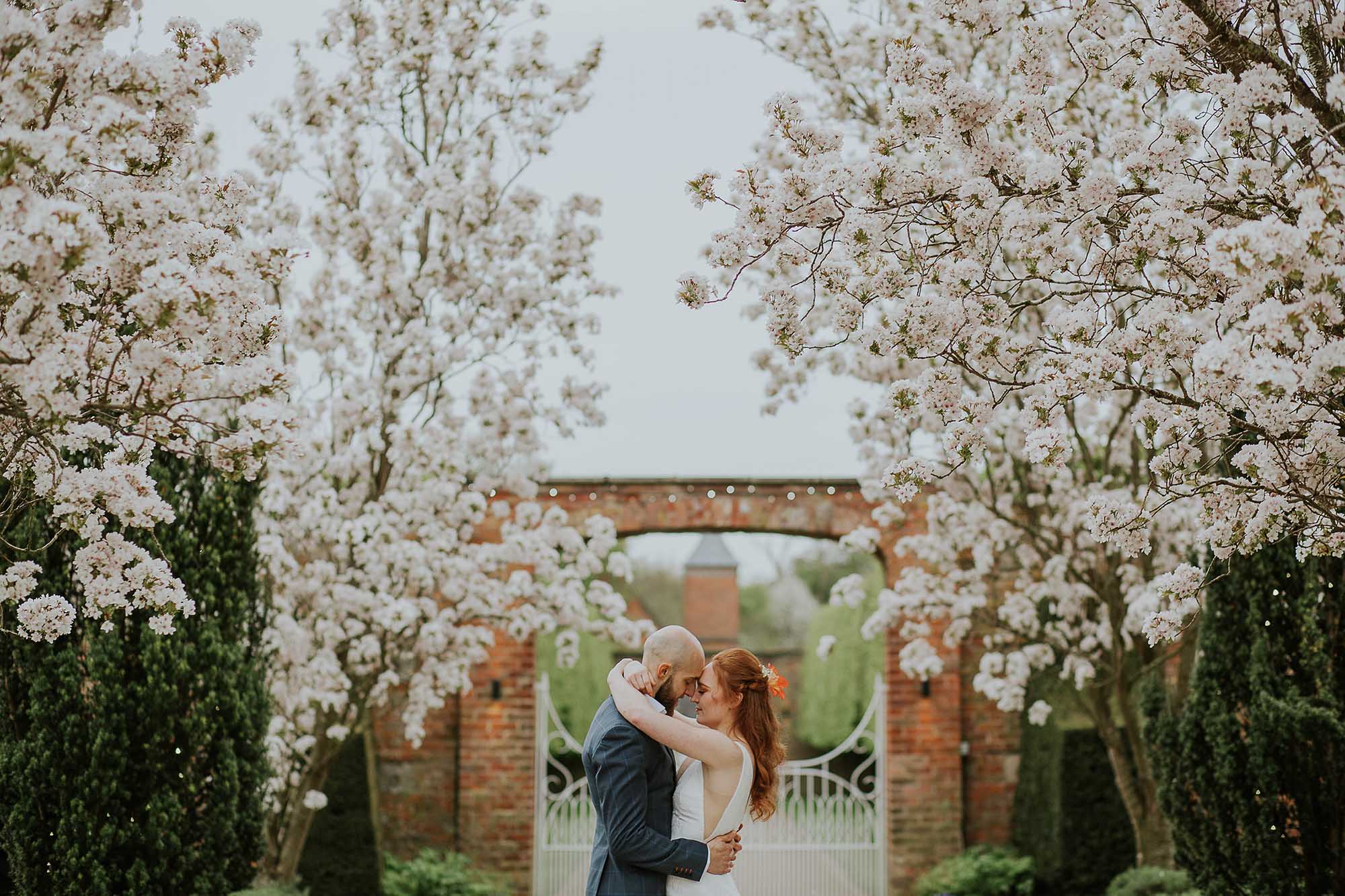 spring wedding at Combermere Abbey