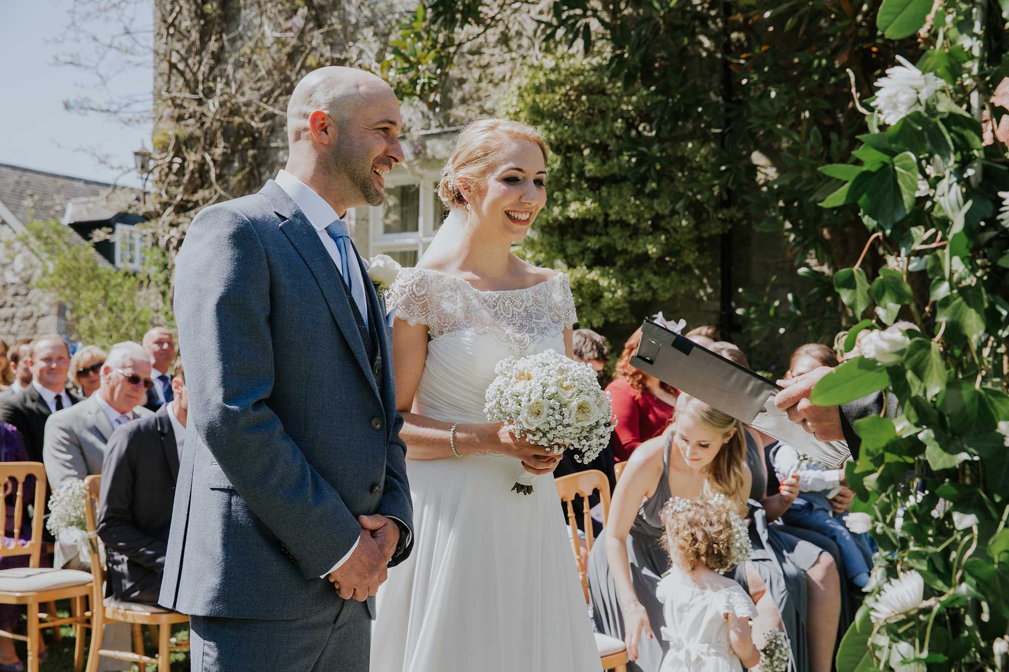 outdoor Welsh wedding venue