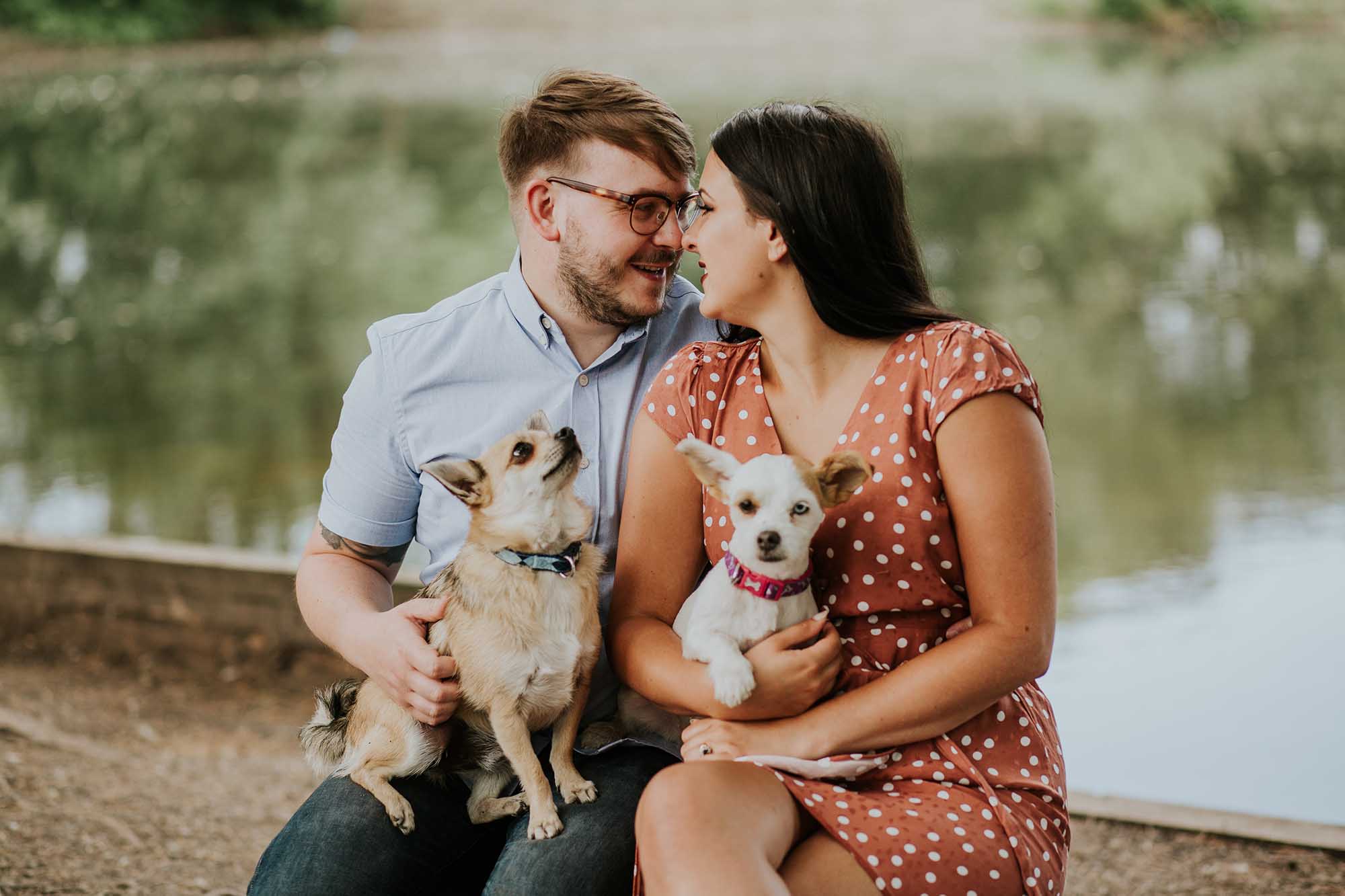 engagement session at Ceurden Valley Park