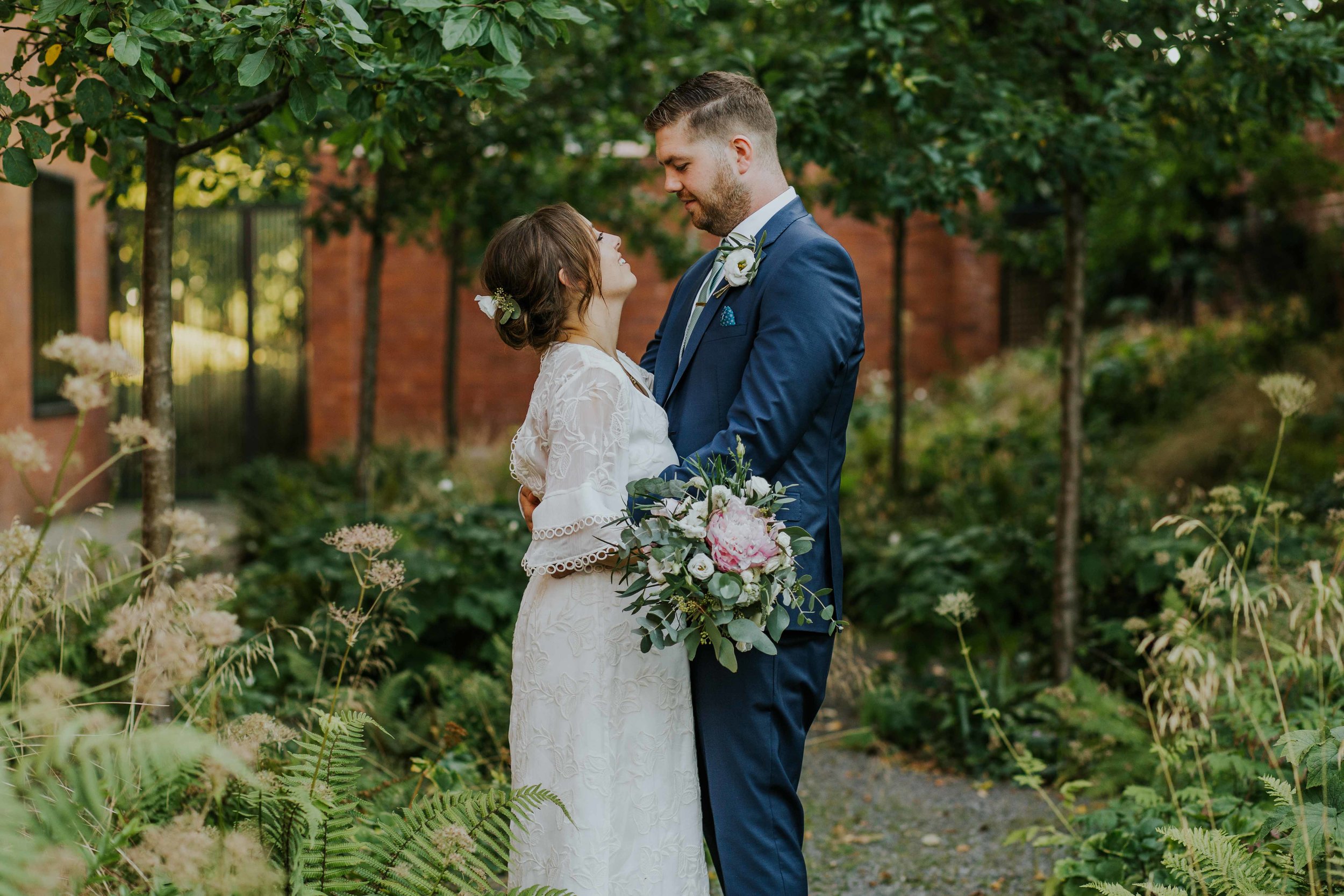 relaxed wedding photographers in Manchester