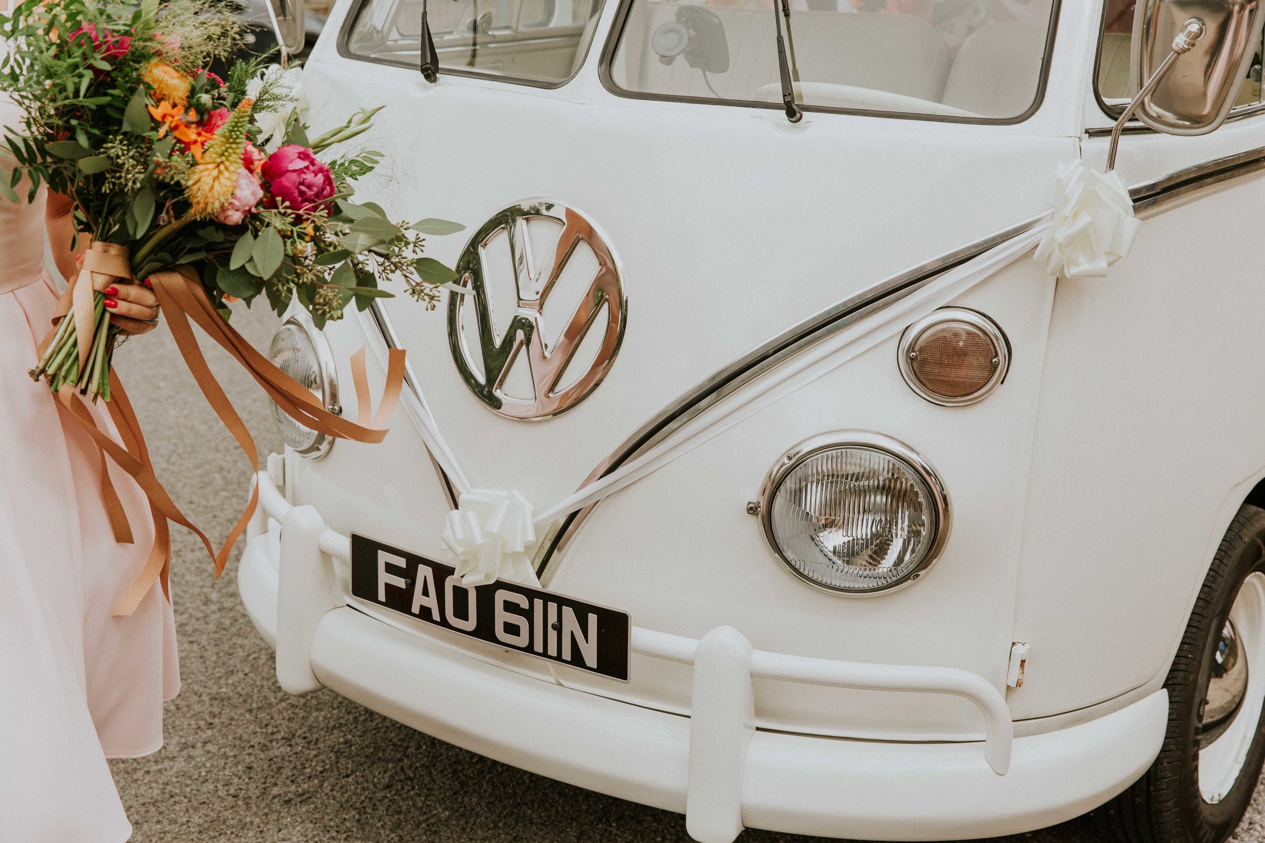 vintage wedding van Leeds