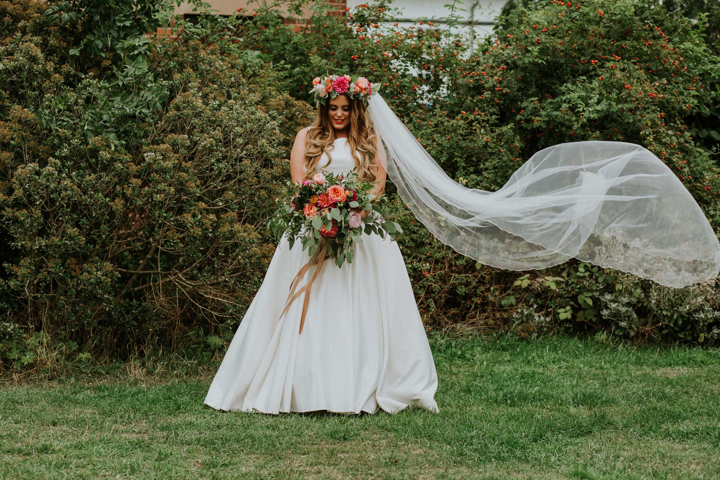 Bride at Left Bank Leeds Wedding