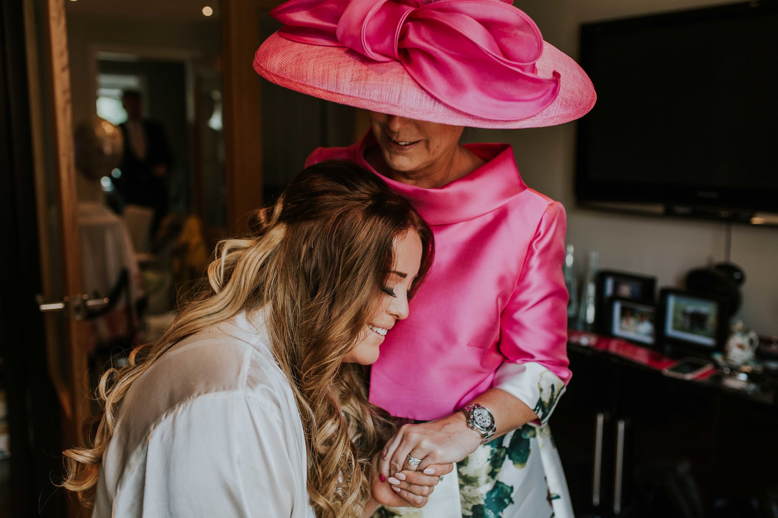 Bridal prep Leeds wedding