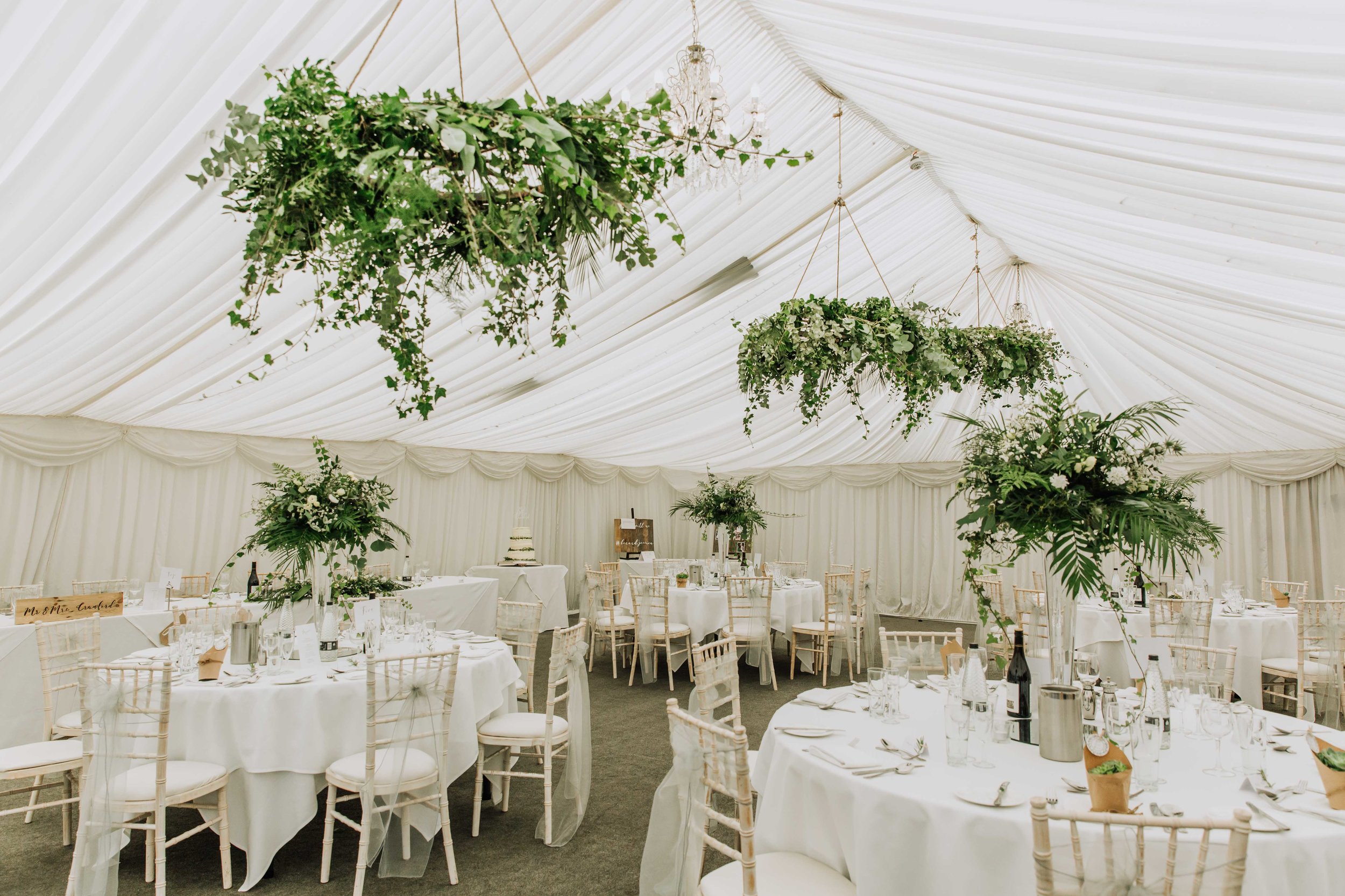 The Woodlands Hotel marquee wedding