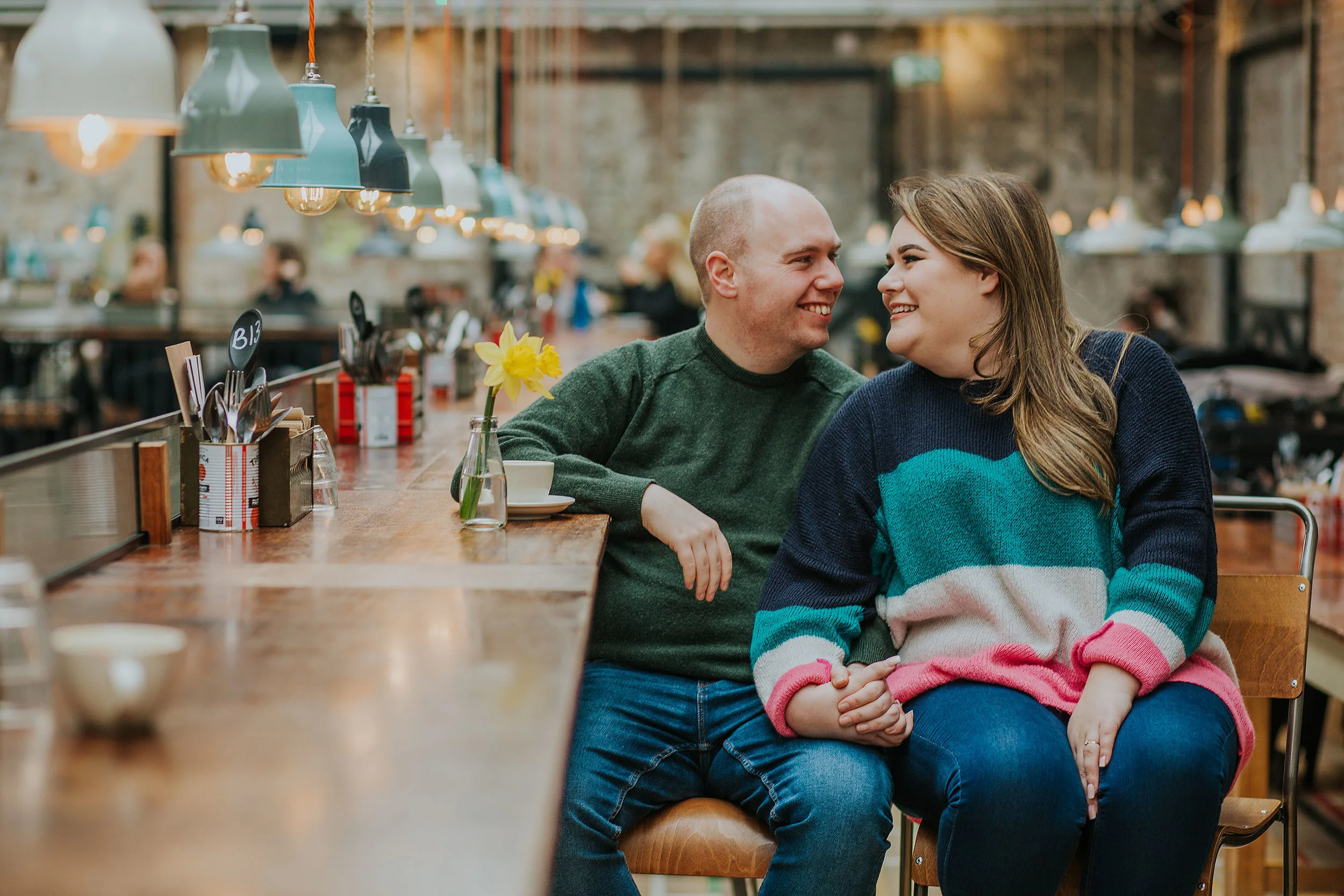 engagement photography Mackie Mayor Manchester