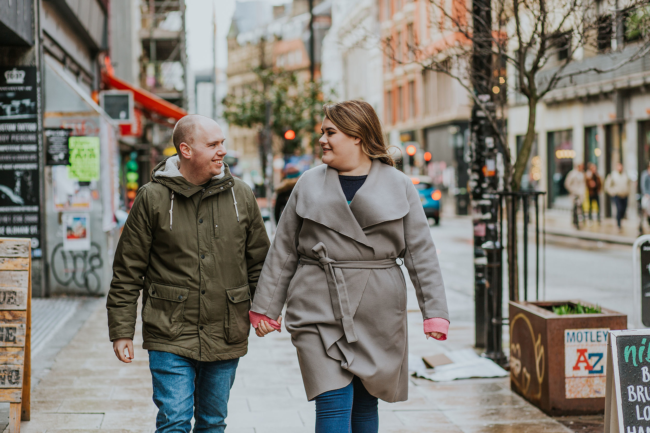 Northern Quarter engagement session in Manchester