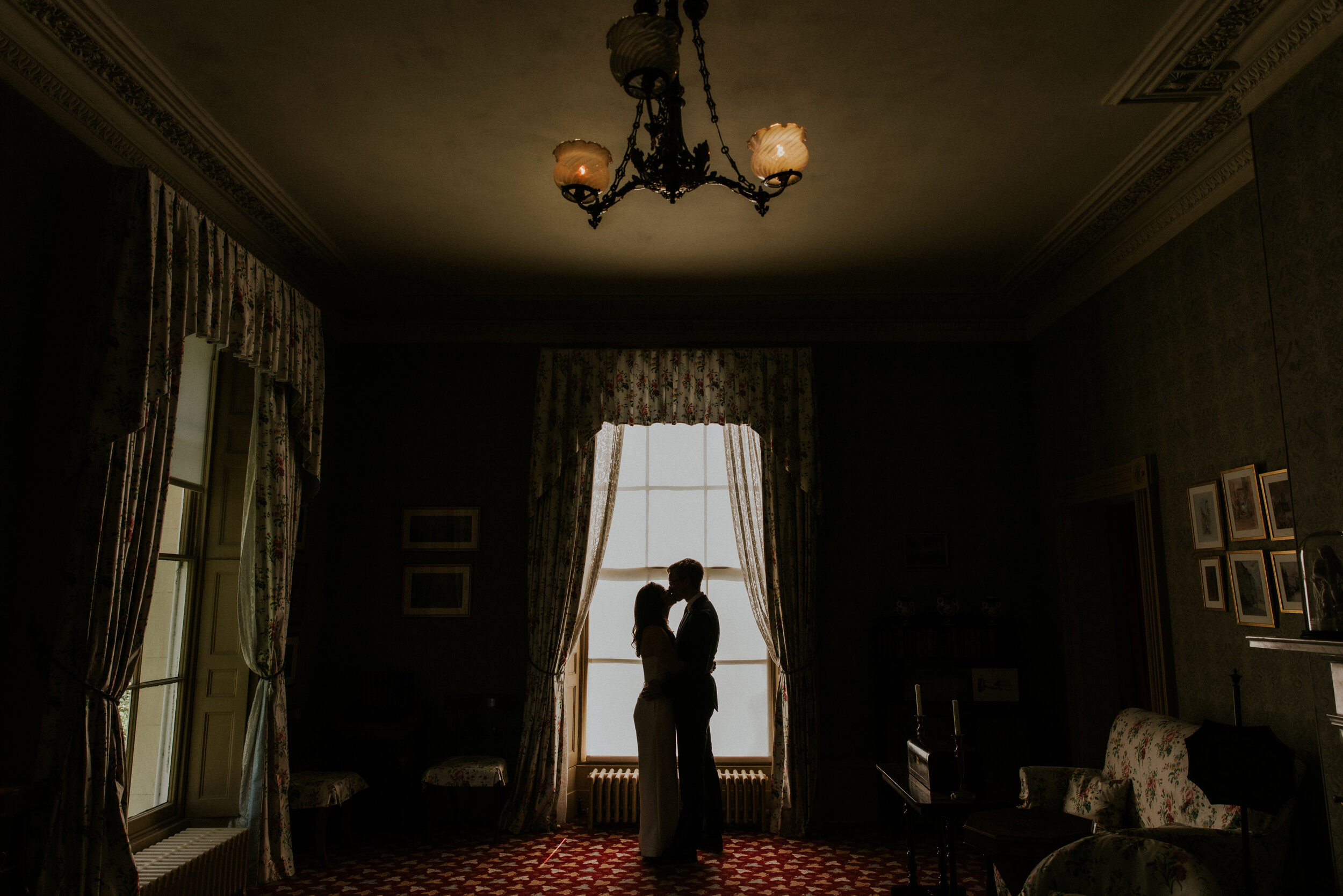 wedding ceremony at Elizabeth Gaskell's House