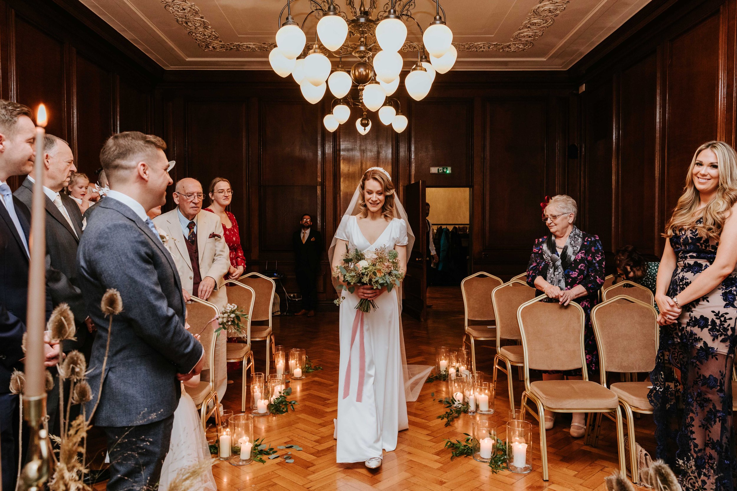 Manchester Hall wedding ceremony